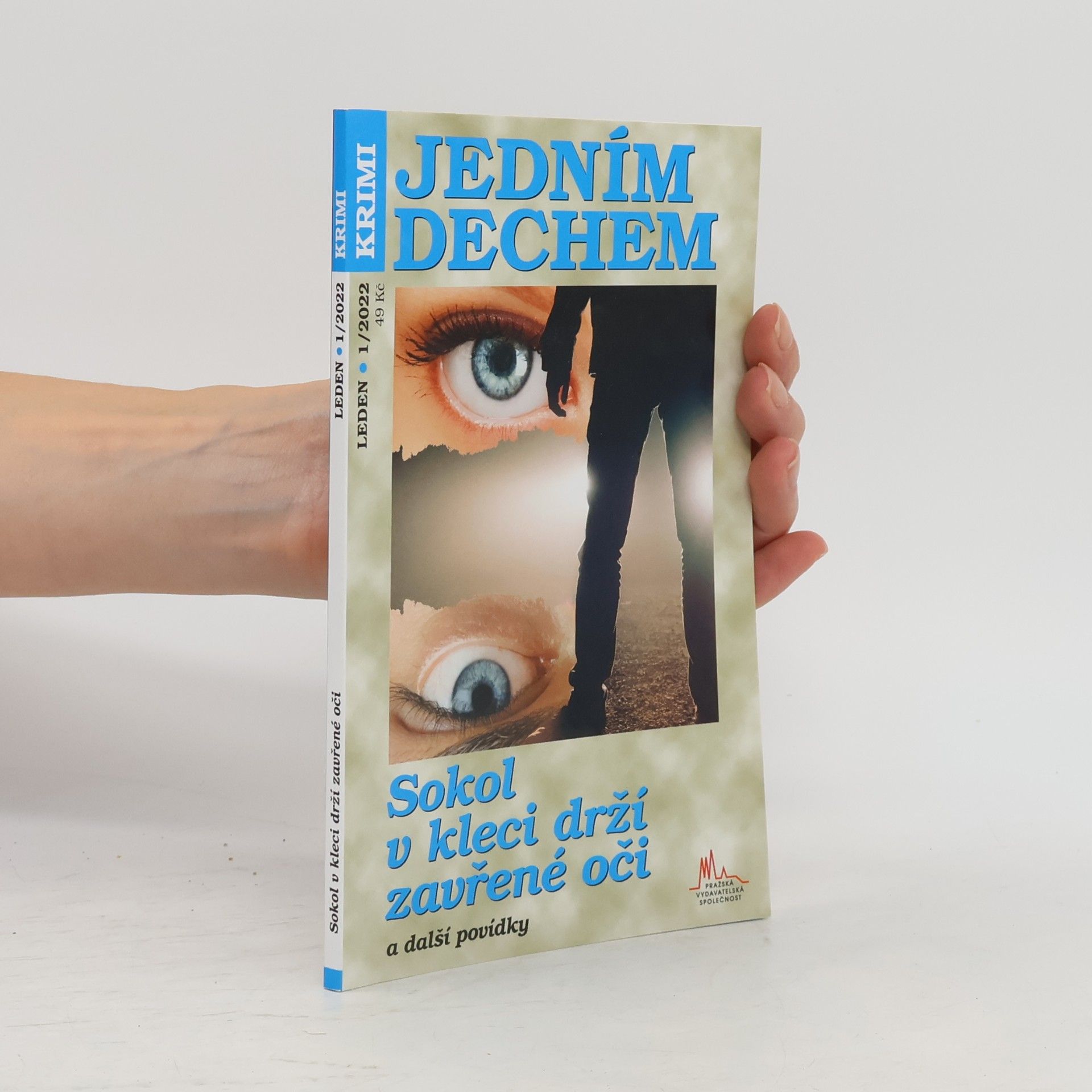 Autorenkollektiv Jedním dechem 1/2022. Sokol v kleci drží zavřené oči