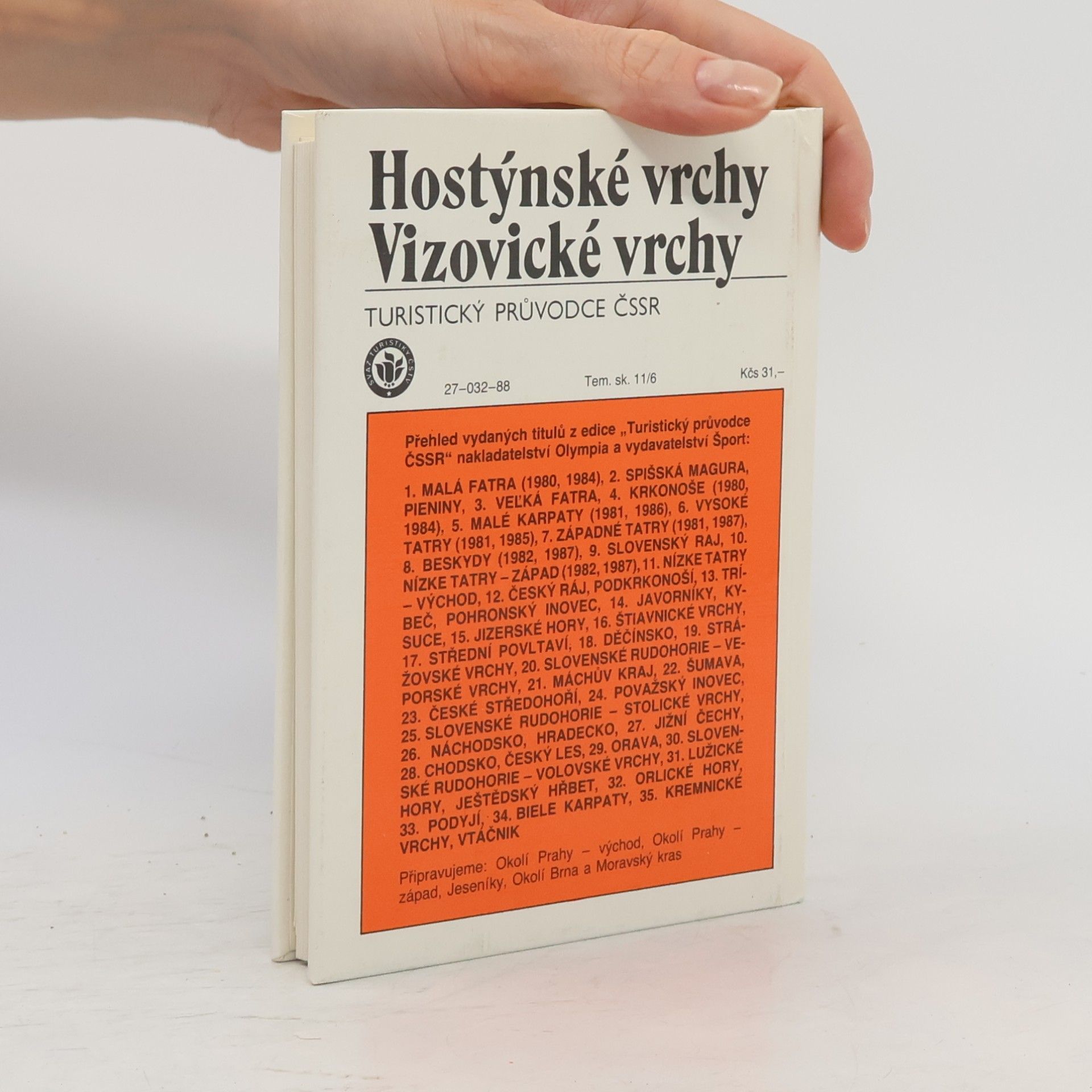 Kolektiv autorů Hostýnské vrchy. Vizovické vrchy