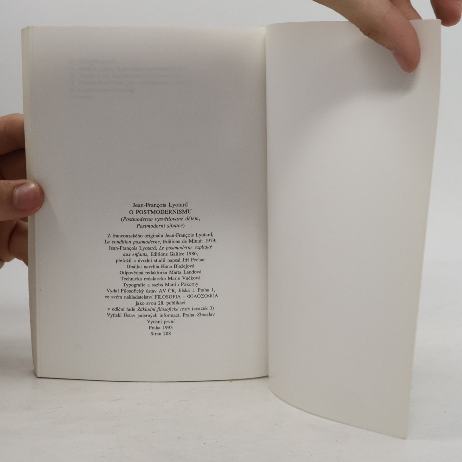 Jean-François Lyotard O postmodernismu
