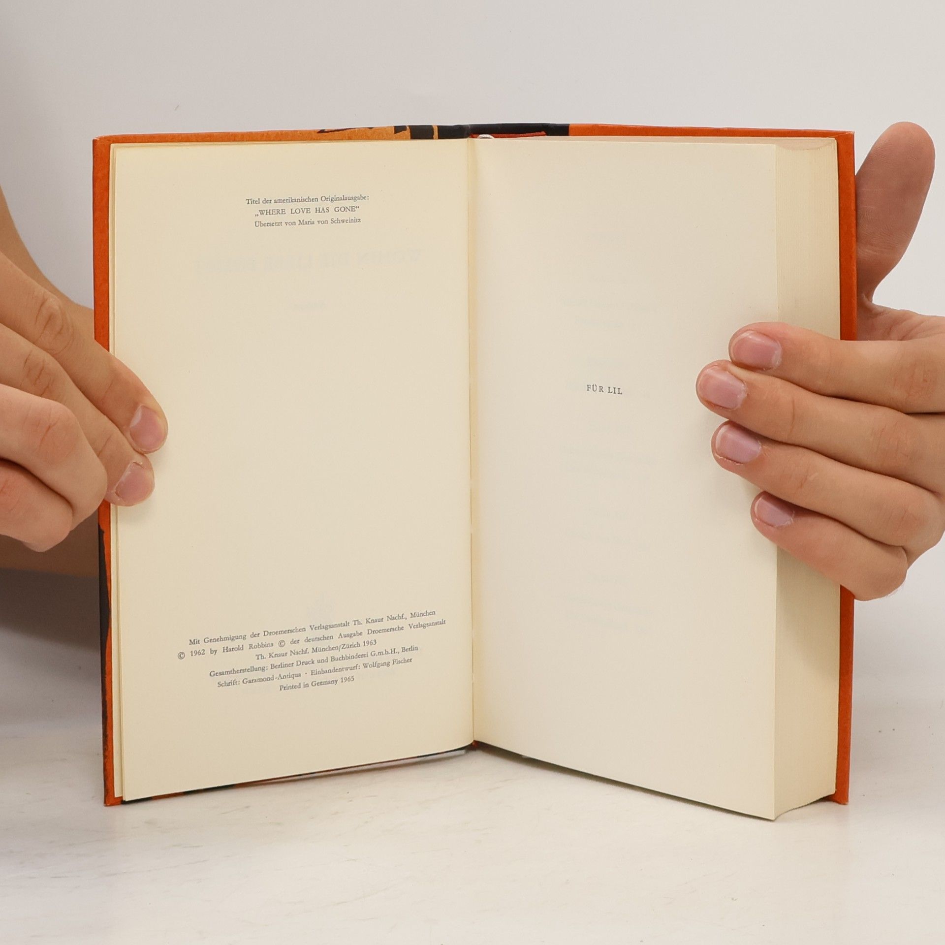 Harold Robbins Wohin Die Liebe Führt