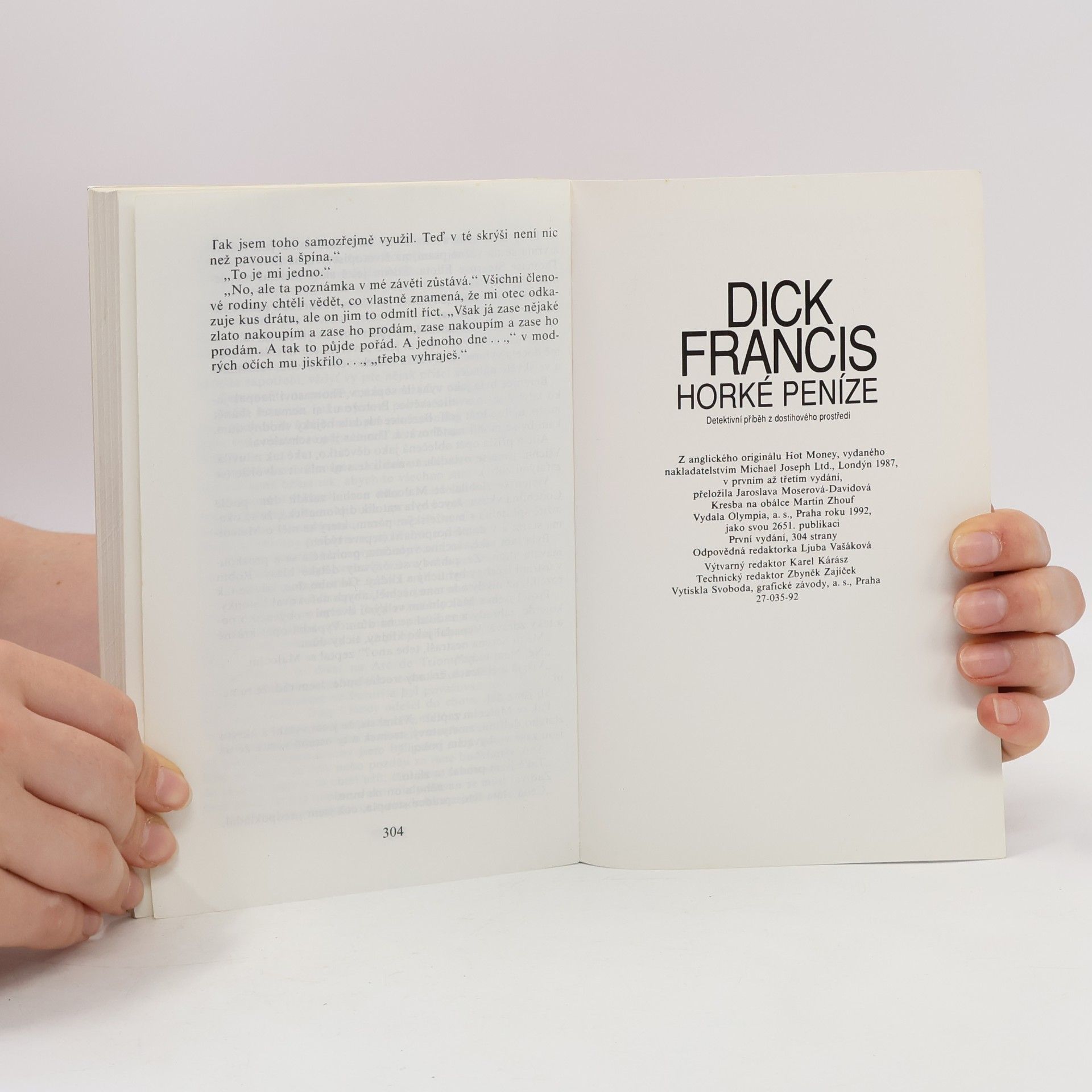 Dick Francis Horké peníze