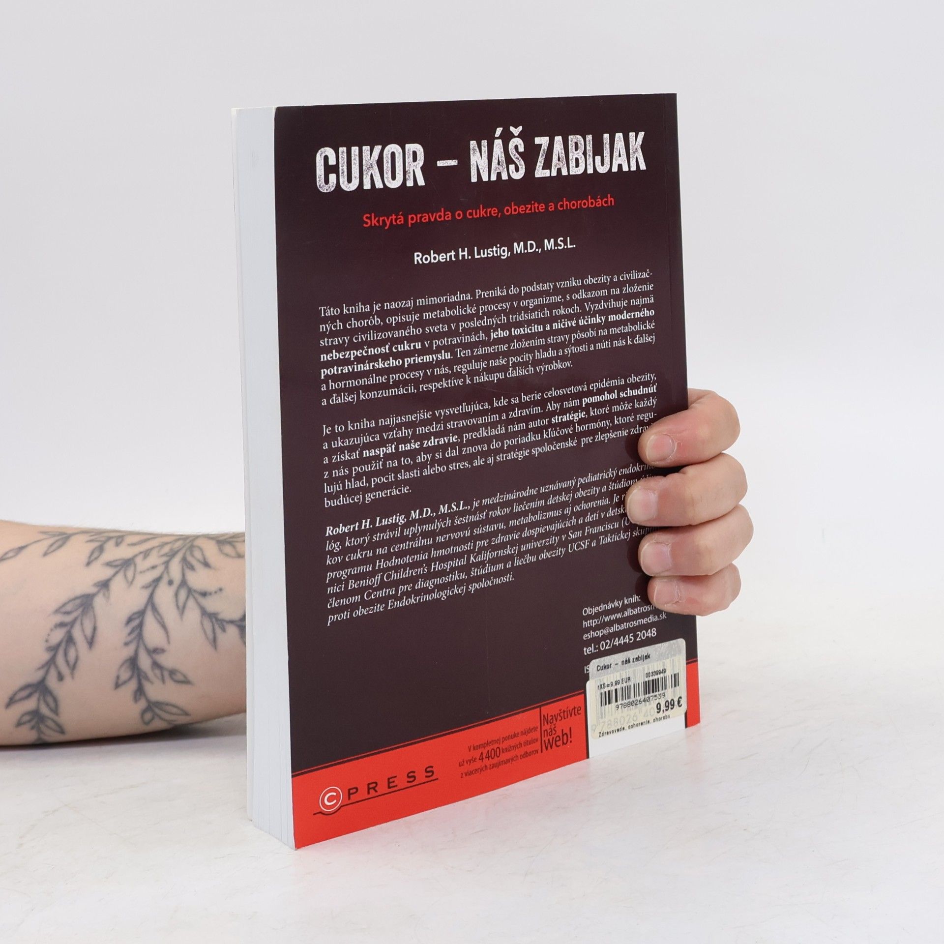 Robert H. Lustig Cukor – náš zabijak.