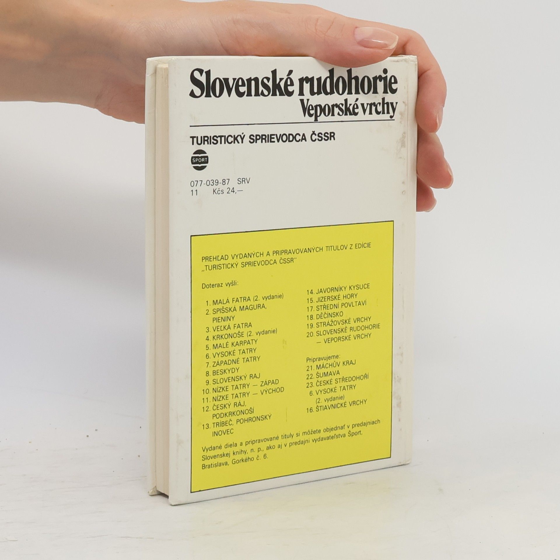 Kolektiv autorů Slovenské rudohorie. Veporské vrchy