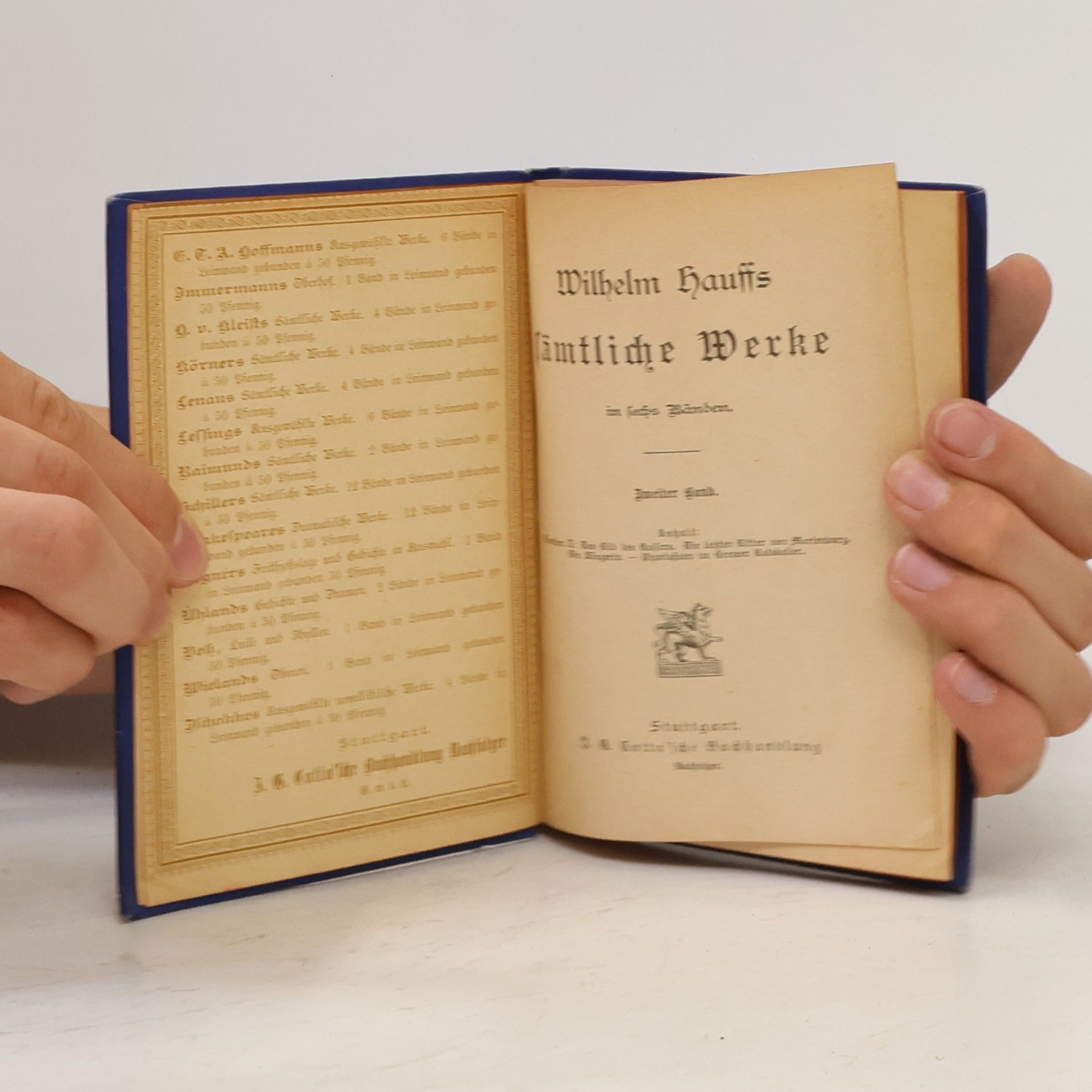 Wilhelm Hauff Wilhelm Hauffs sämtliche Werke 2