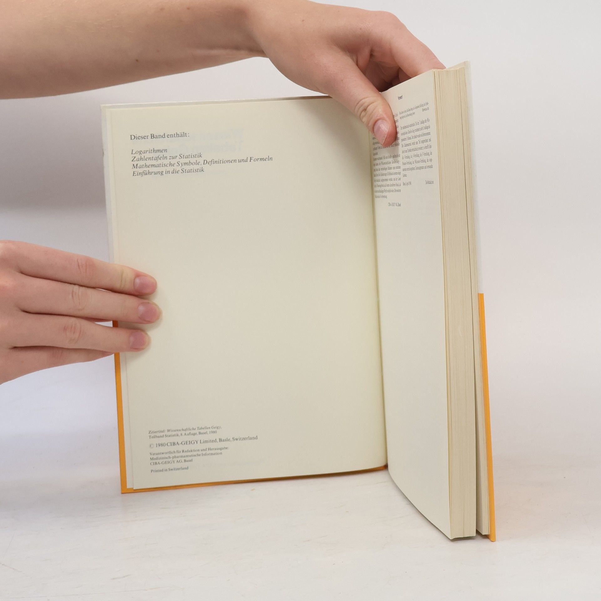 Autorenkollektiv Wissenschafliche Tabellen Geigy 3