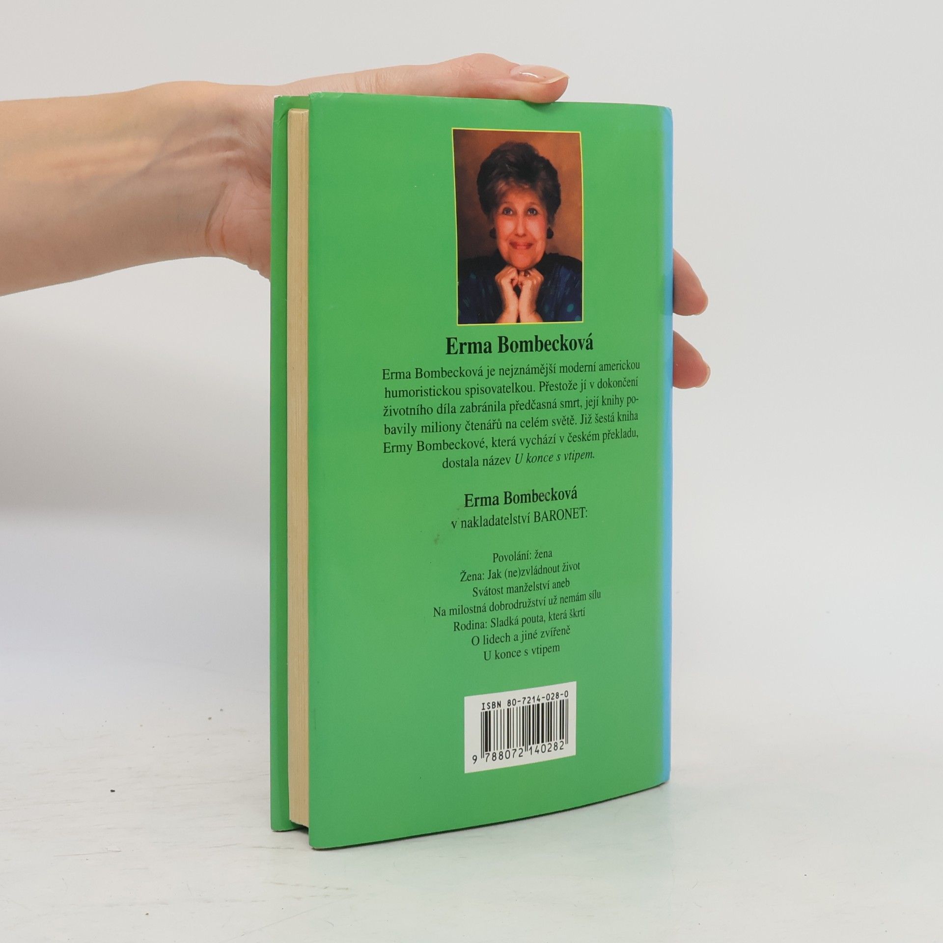 Erma Bombeck U konce s vtipem