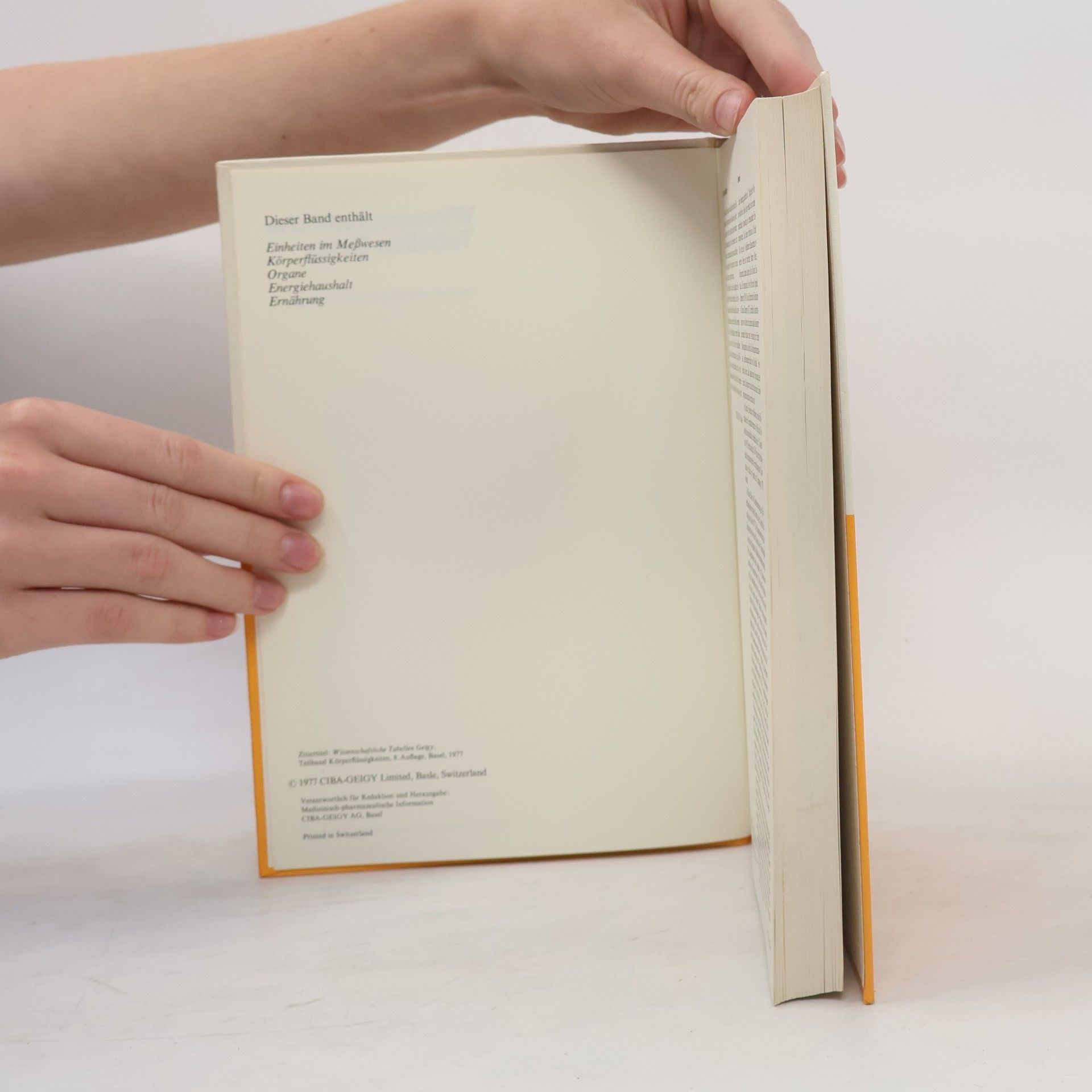 Autorenkollektiv Wissenschaftliche Tabellen Geigy