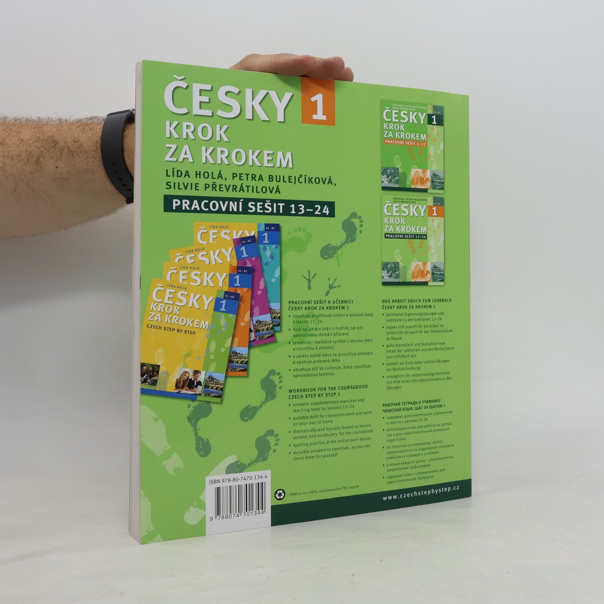 Lída Holá Česky krok za krokem 1. A1-A2. Pracovní sešit 13–24