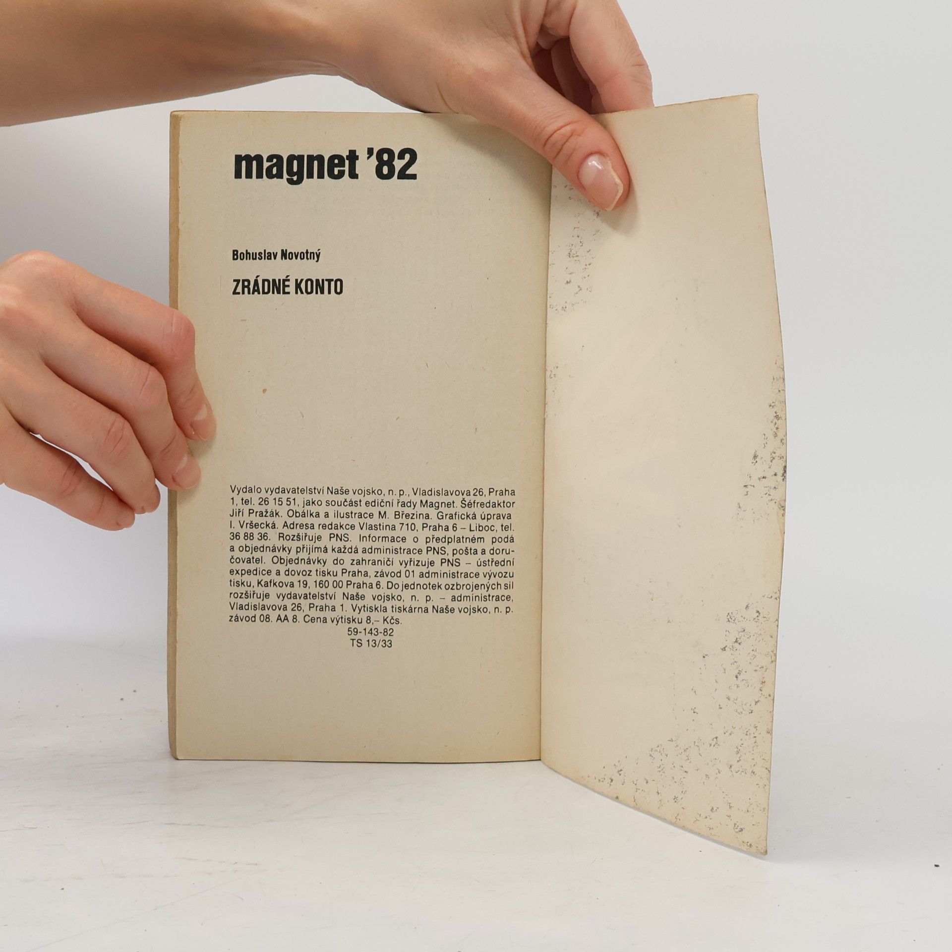 Bohuslav Novotný Magnet 9/82. Zrádné konto