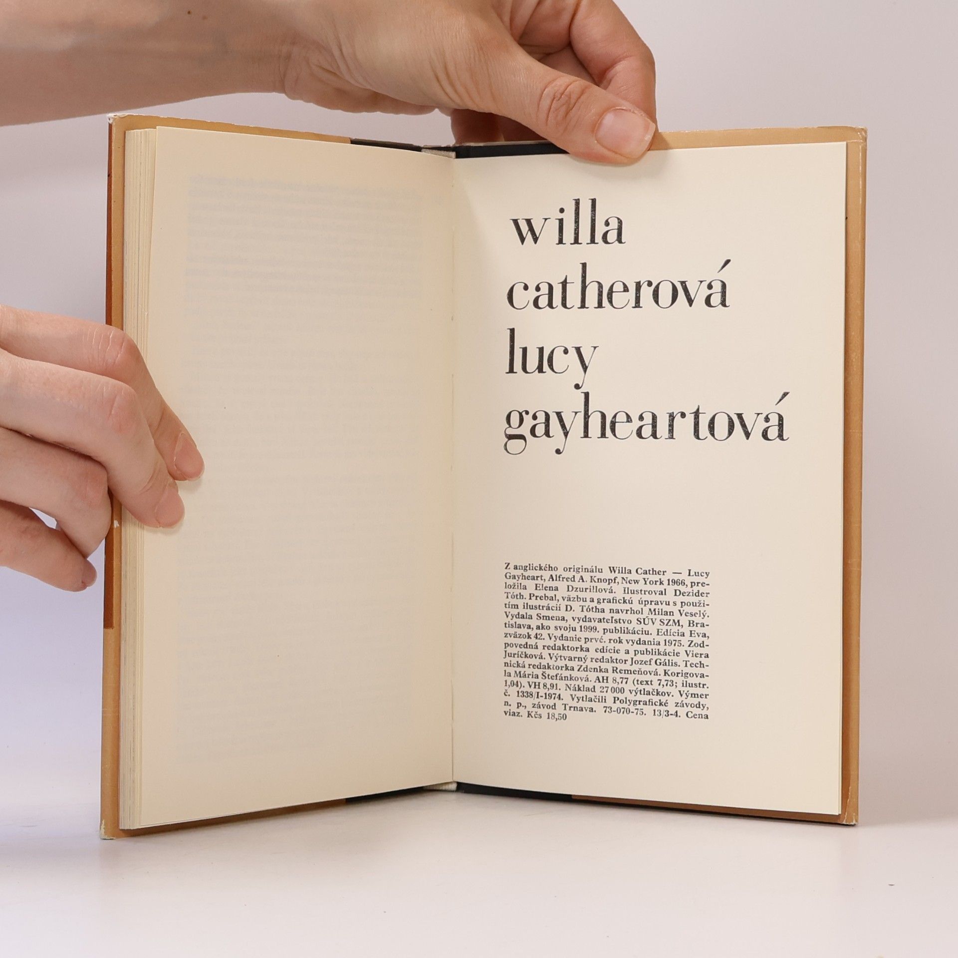 Willa Cather Lucy Gayheartová