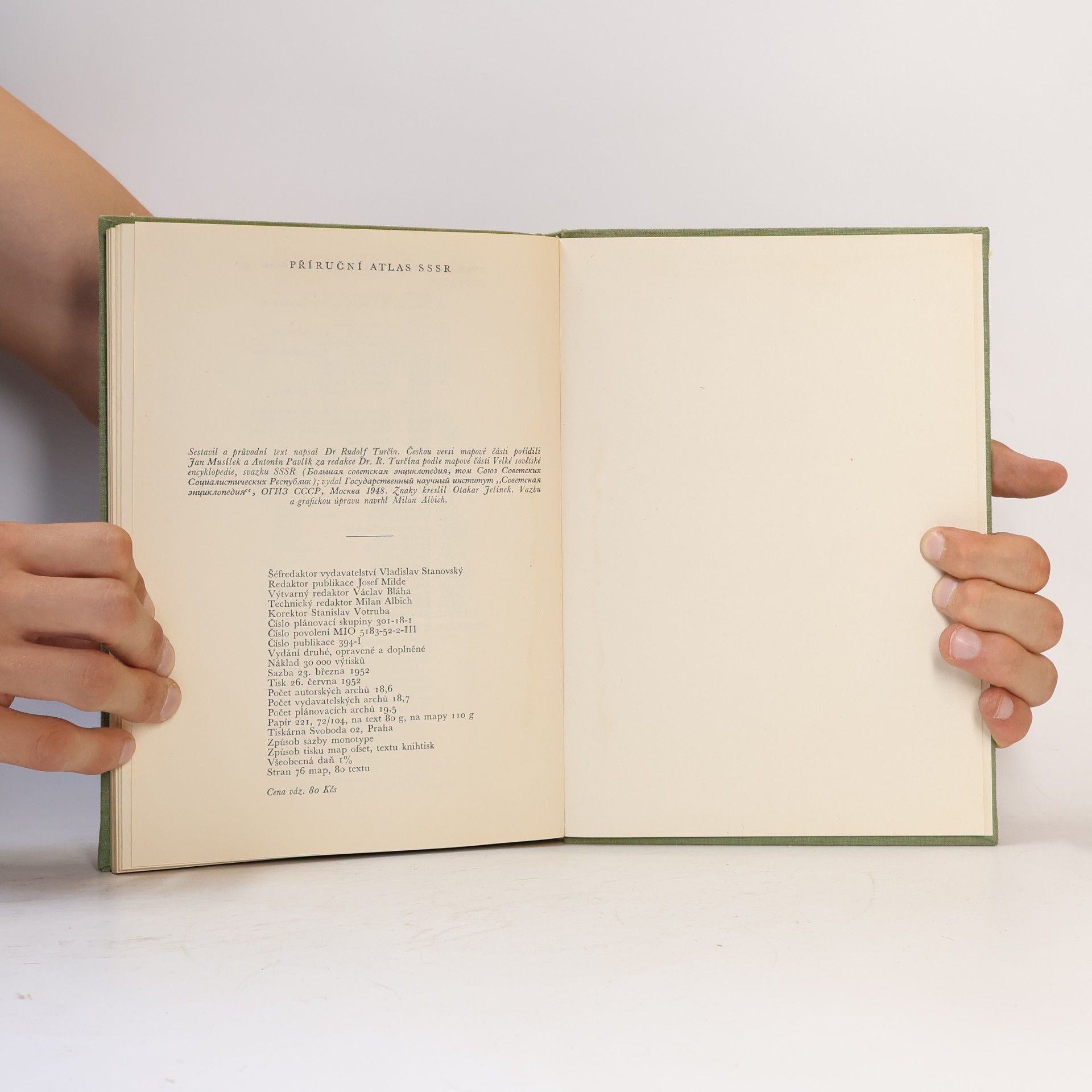 Rudolf Turčín Příruční atlas SSSR
