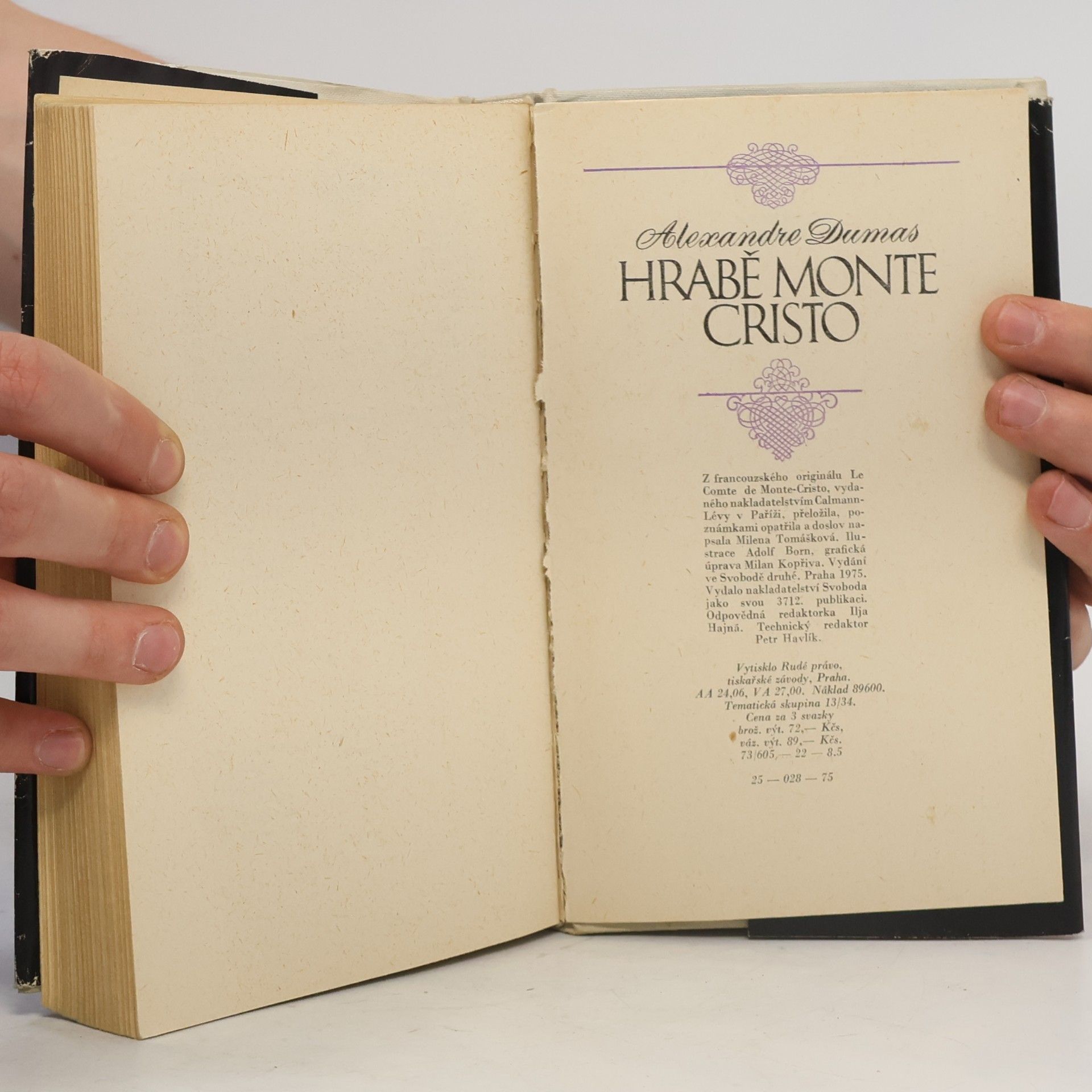 Alexandre Dumas der Ältere Hrabě Monte Cristo 5.-6. díl