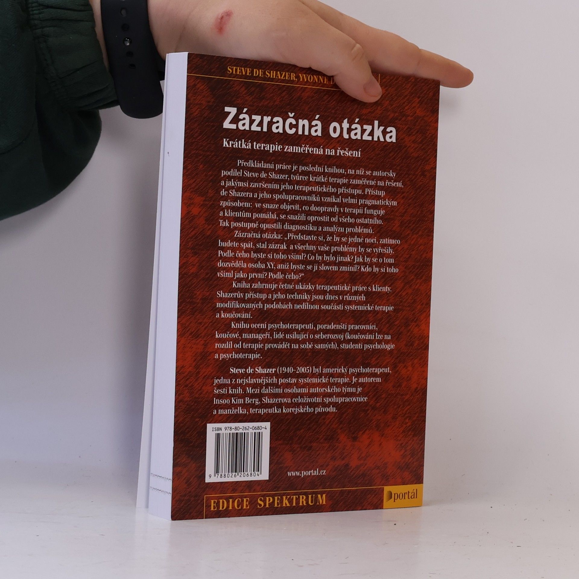 Steve de Shazer Zázračná otázka
