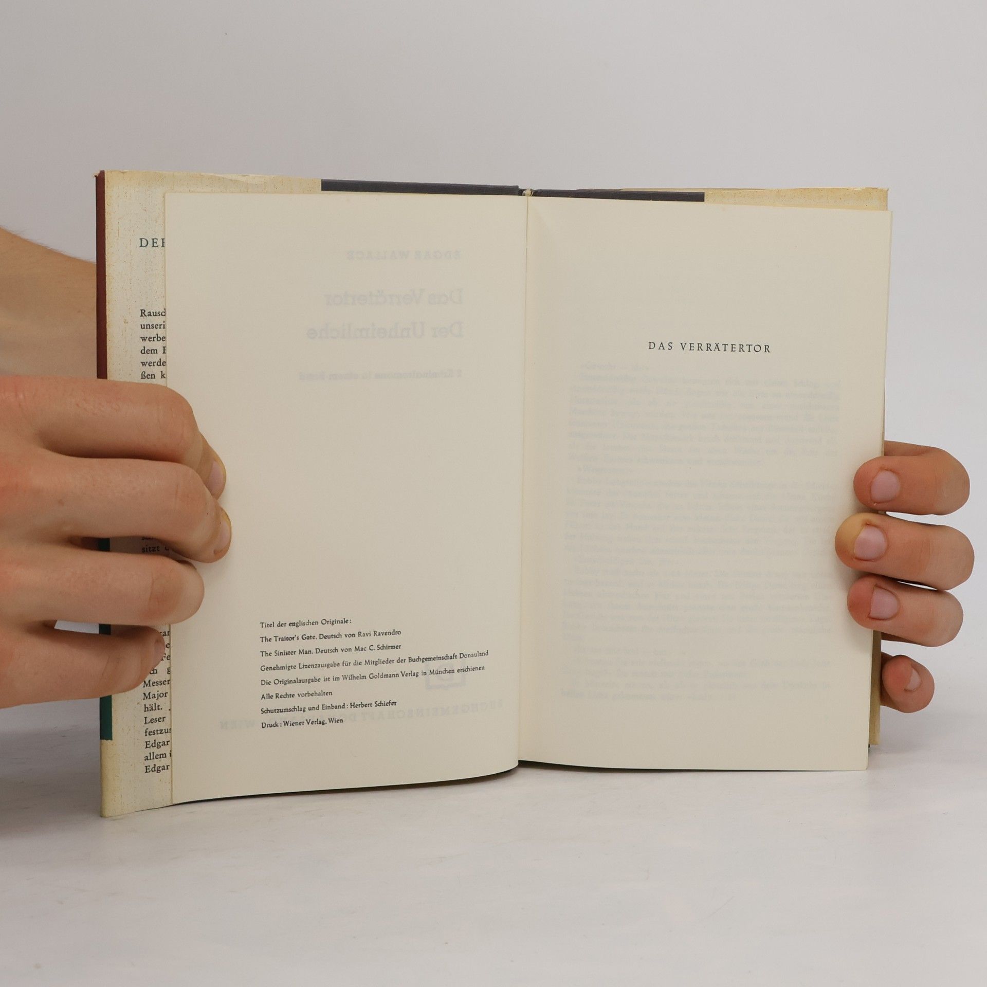 Edgar Wallace Das Verrätertor. Der Unheimliche