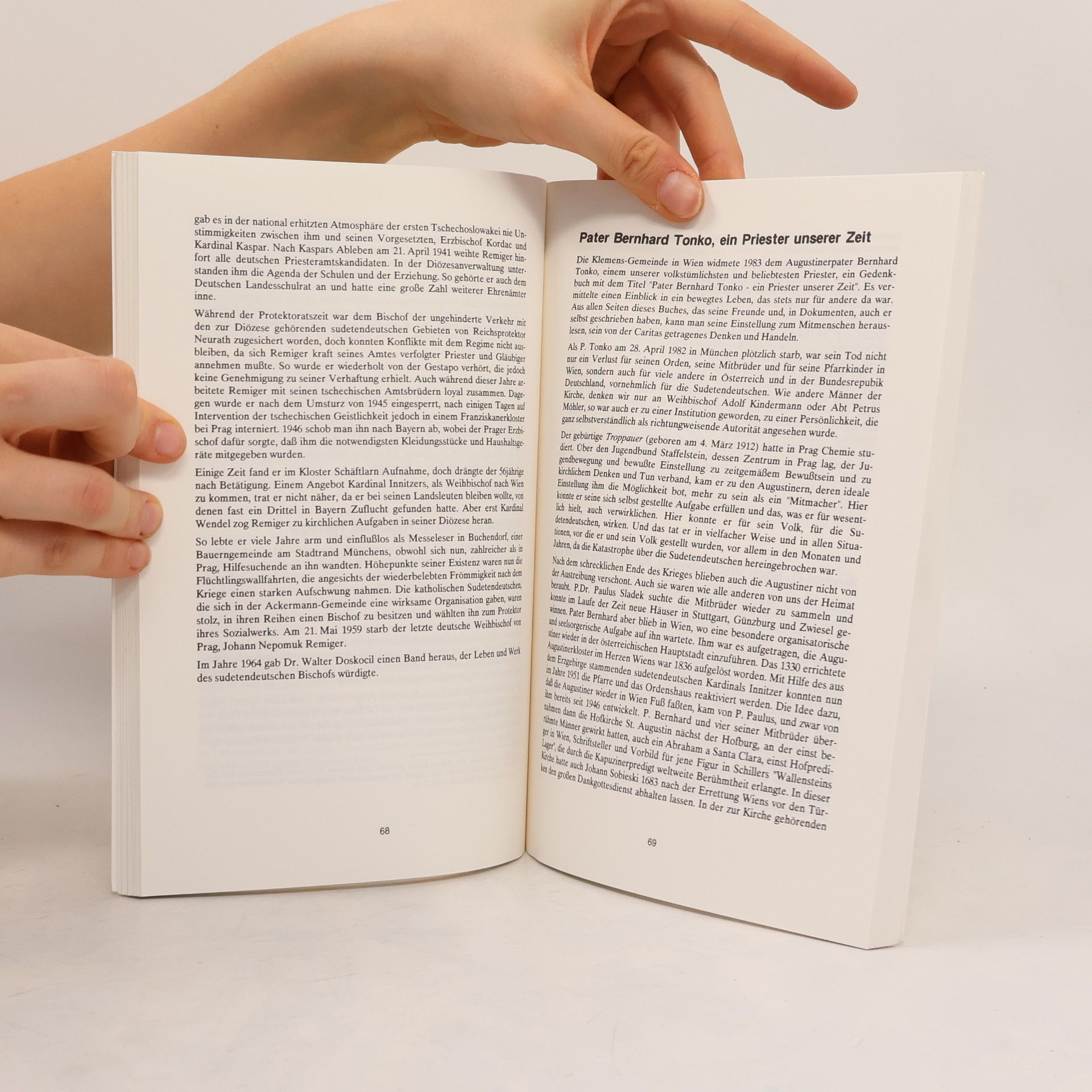 Rudolf Hemmerle Biographische Skizzen aus Böhmen, Mähren, Schlesien: Festschrift zum 70. Geburtstag des Autors, überreicht vom Sudetendeutschen Archiv München