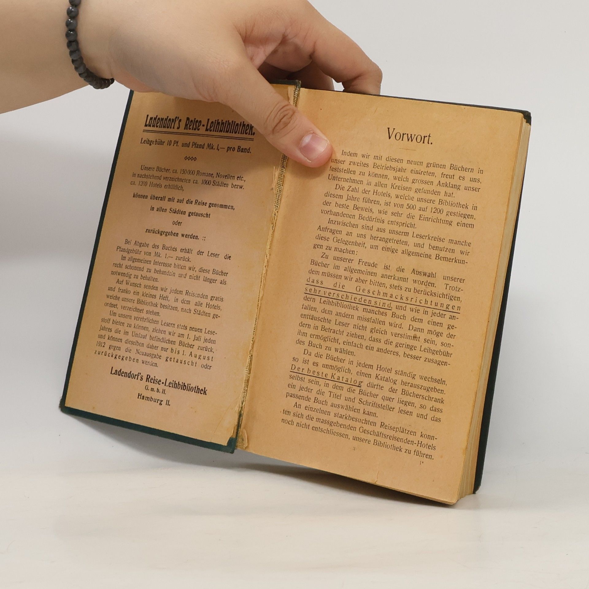 Richard Du Moulin Eckart Ladendorf's Reise-Leihbibliothek. Ausgabe 1911-12