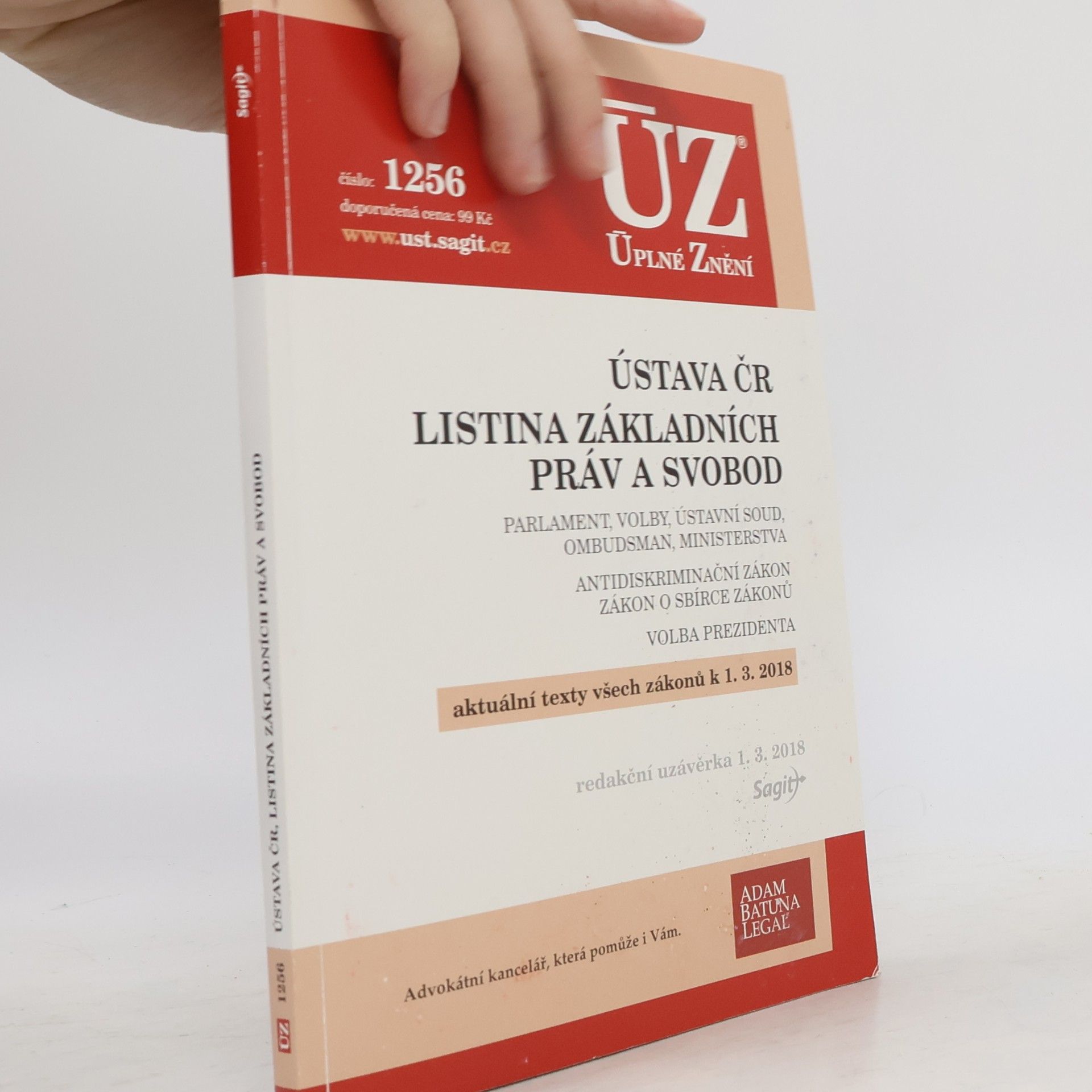Auteurscollectief Ústava ČR. Listina základních práv a svobod