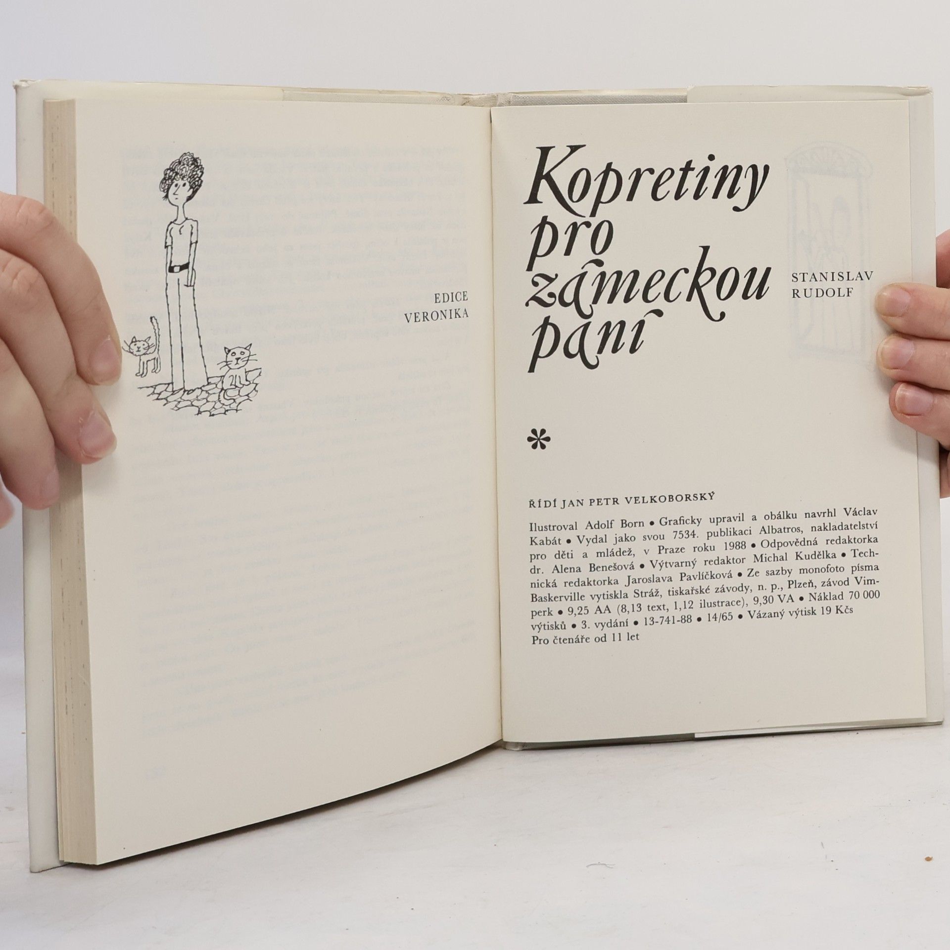 Adolf Born Kopretiny pro zámeckou paní