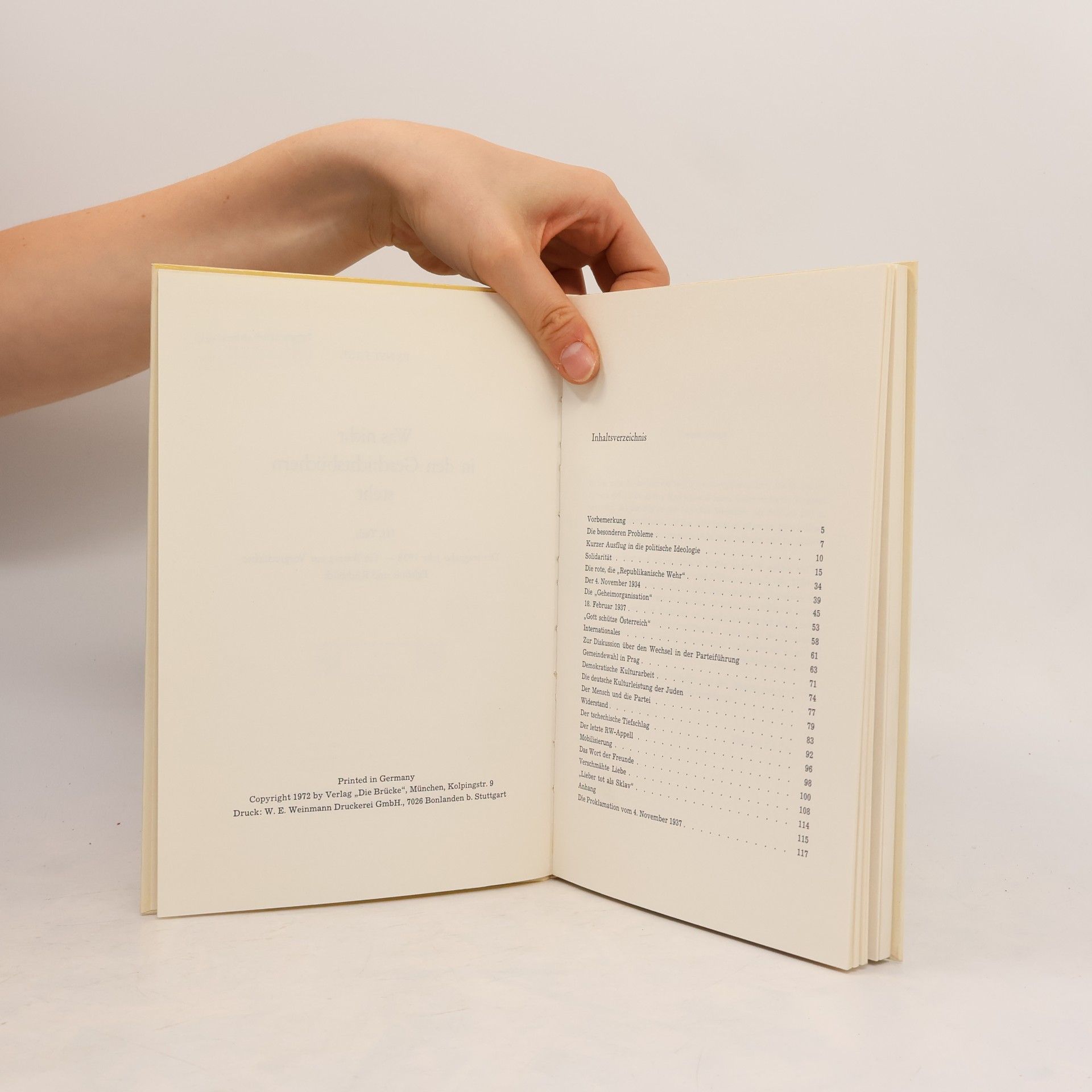 Ernst Paul Was nicht in den Geschichtsbüchern steht. 3. Teil, Das tragische Jahr 1938 - Ein Beitrag zur Vorgeschichte Erlebnis und Rückblick
