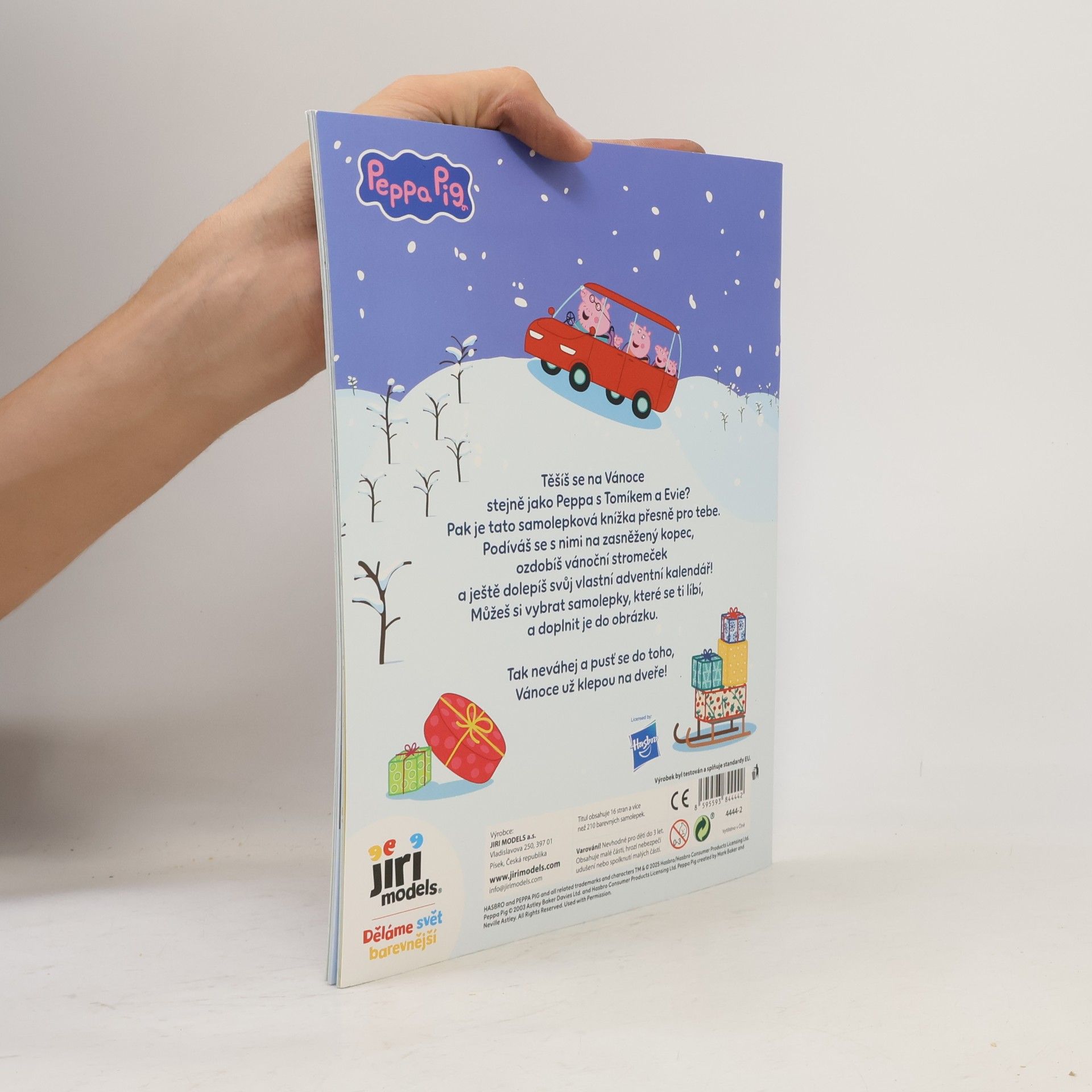 kolektiv Peppa Pig. Vánoční samolepková knížka