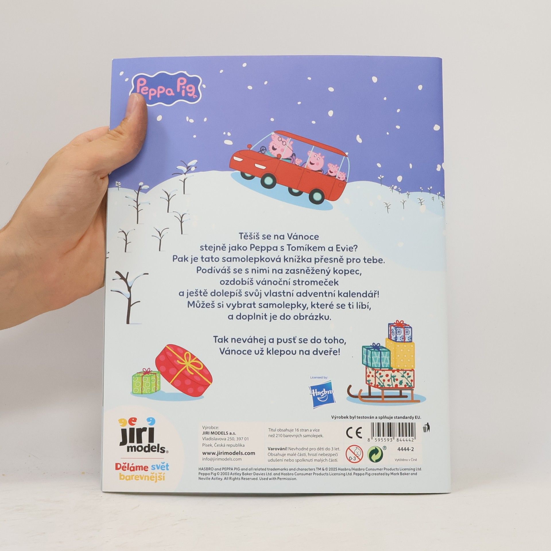 kolektiv Peppa Pig. Vánoční samolepková knížka