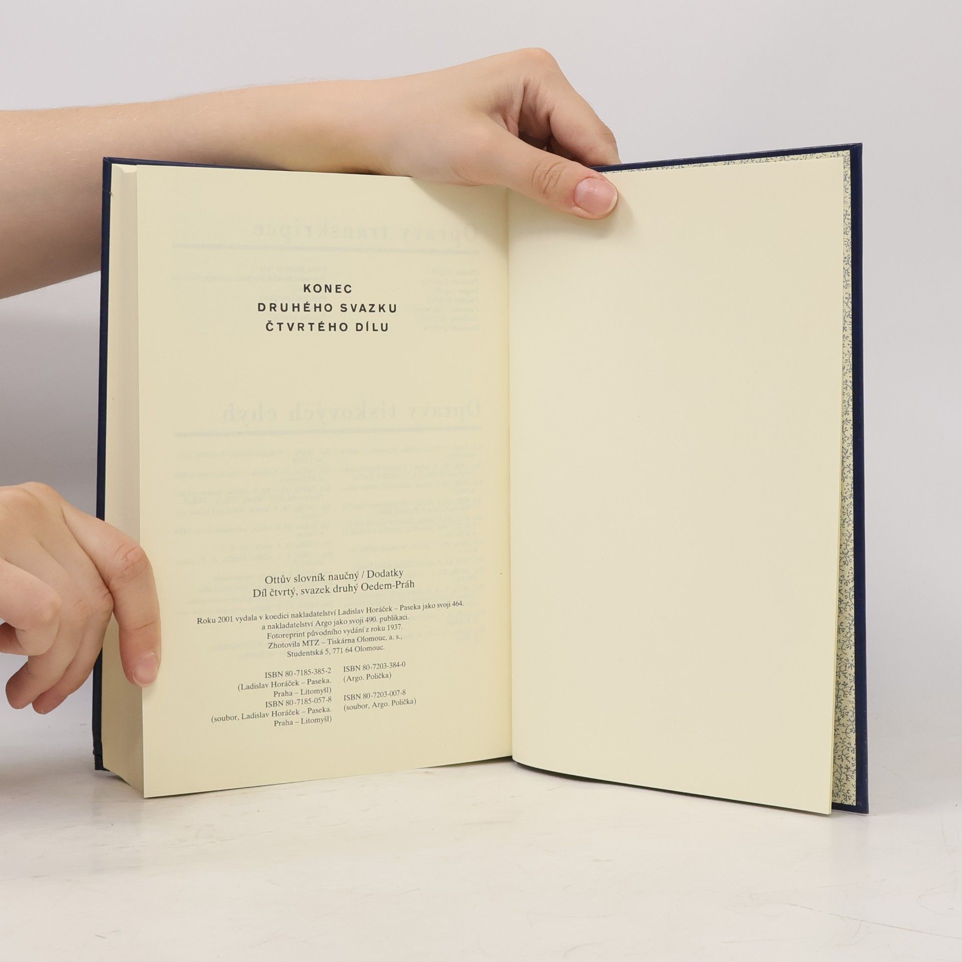 Various authors Ottův slovník naučný. Dodatky IV. 2 Oedem-Práh