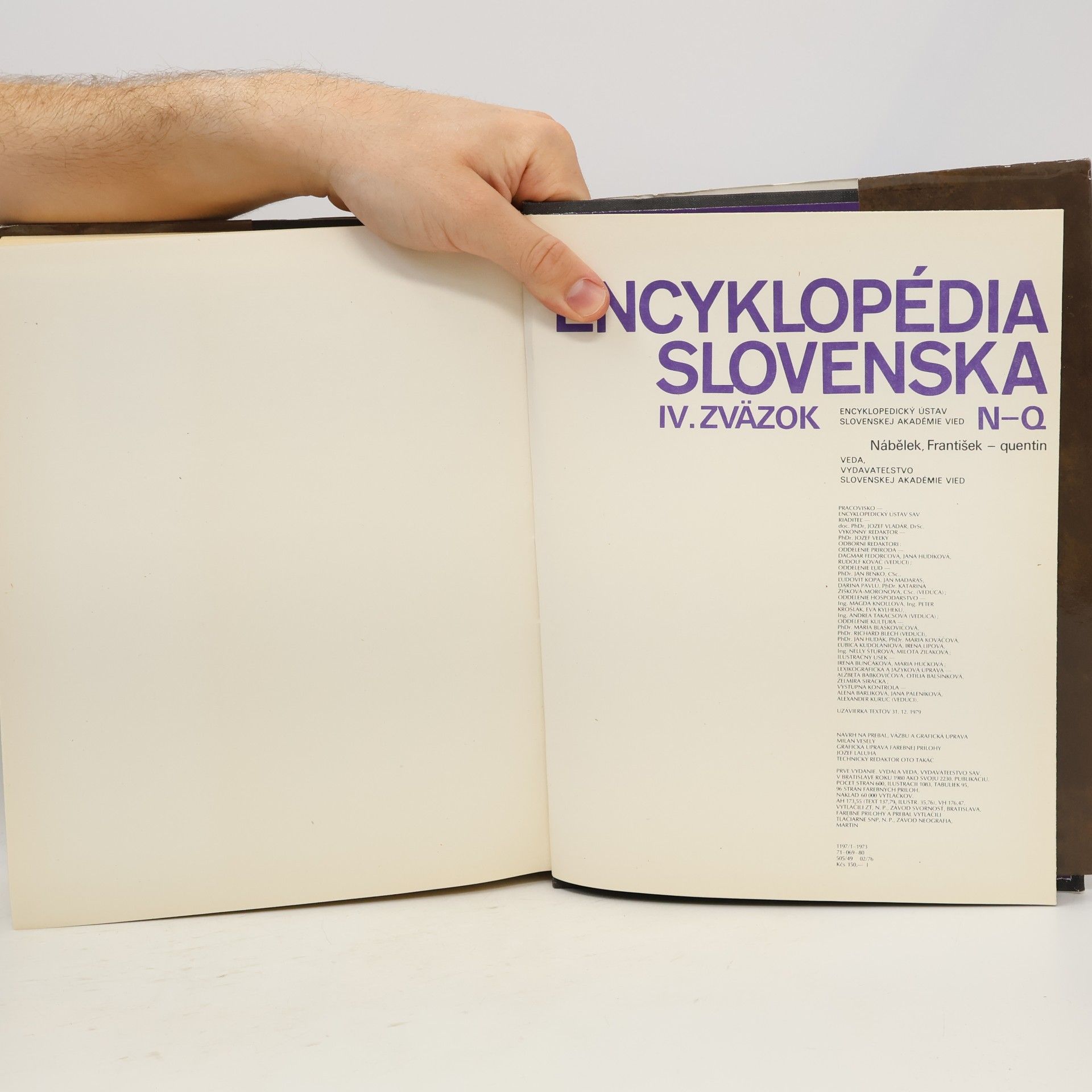 Autores varios Encyklopédia Slovenska IV. zväzok N-Q