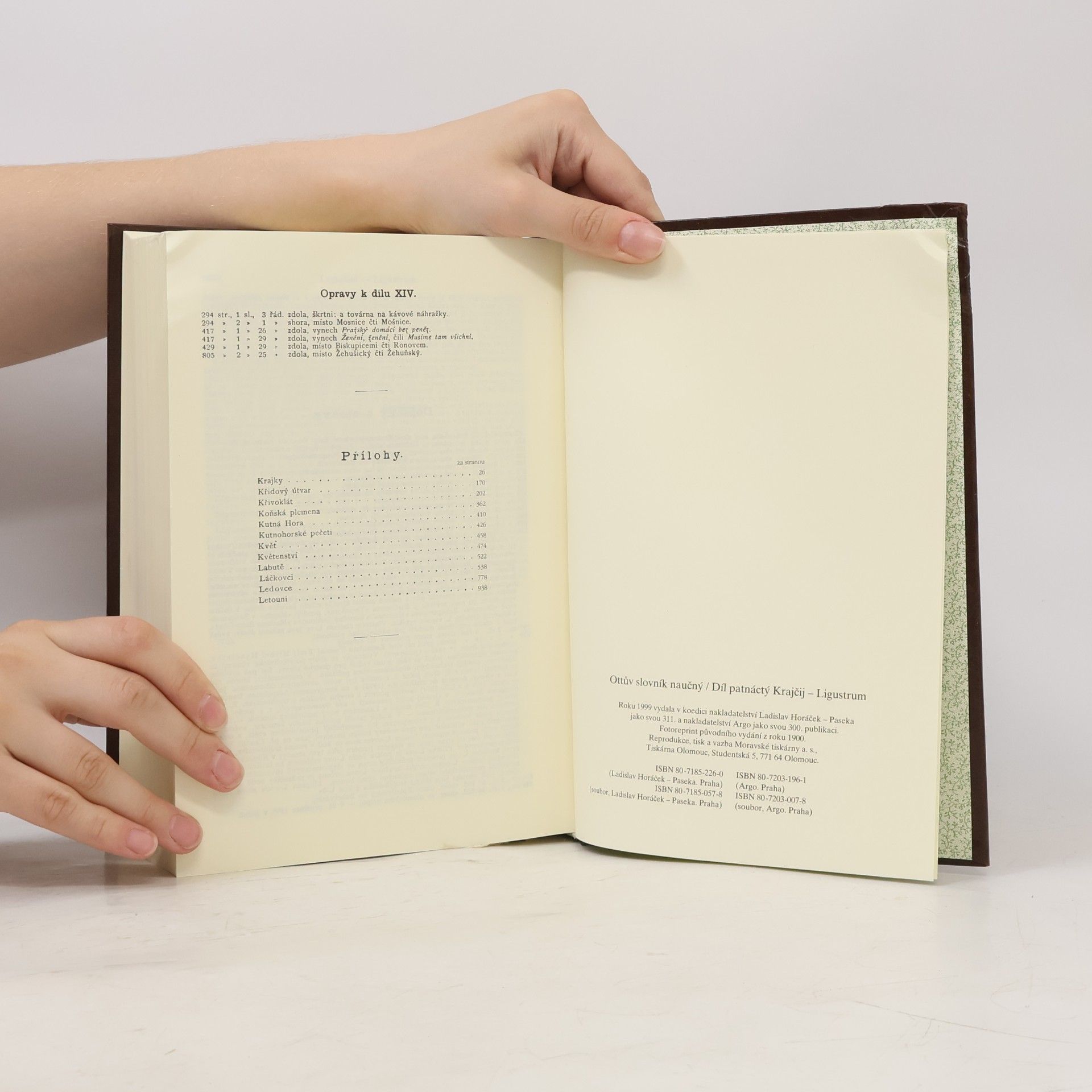 Various authors Ottův slovník naučný XV Krajčij - Ligustrum