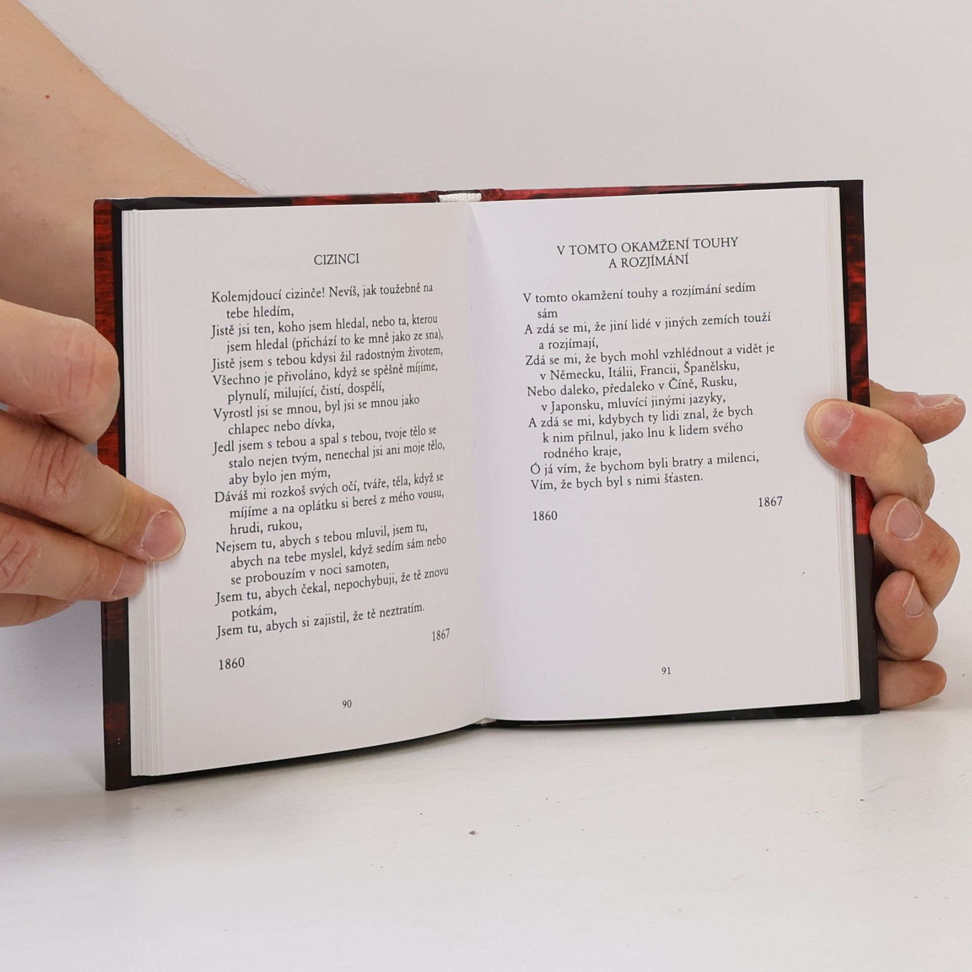 Walt Whitman Spojím vás láskou milenců