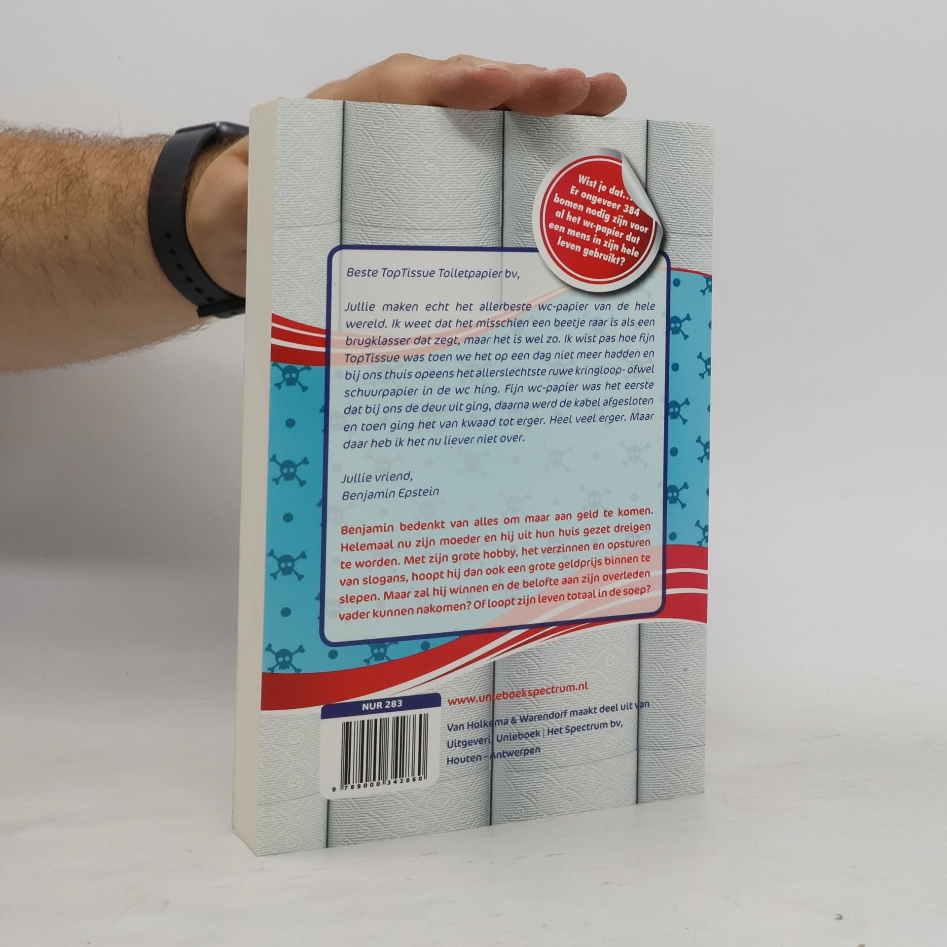 Donna Gephart Dood door wc-papier / druk 1