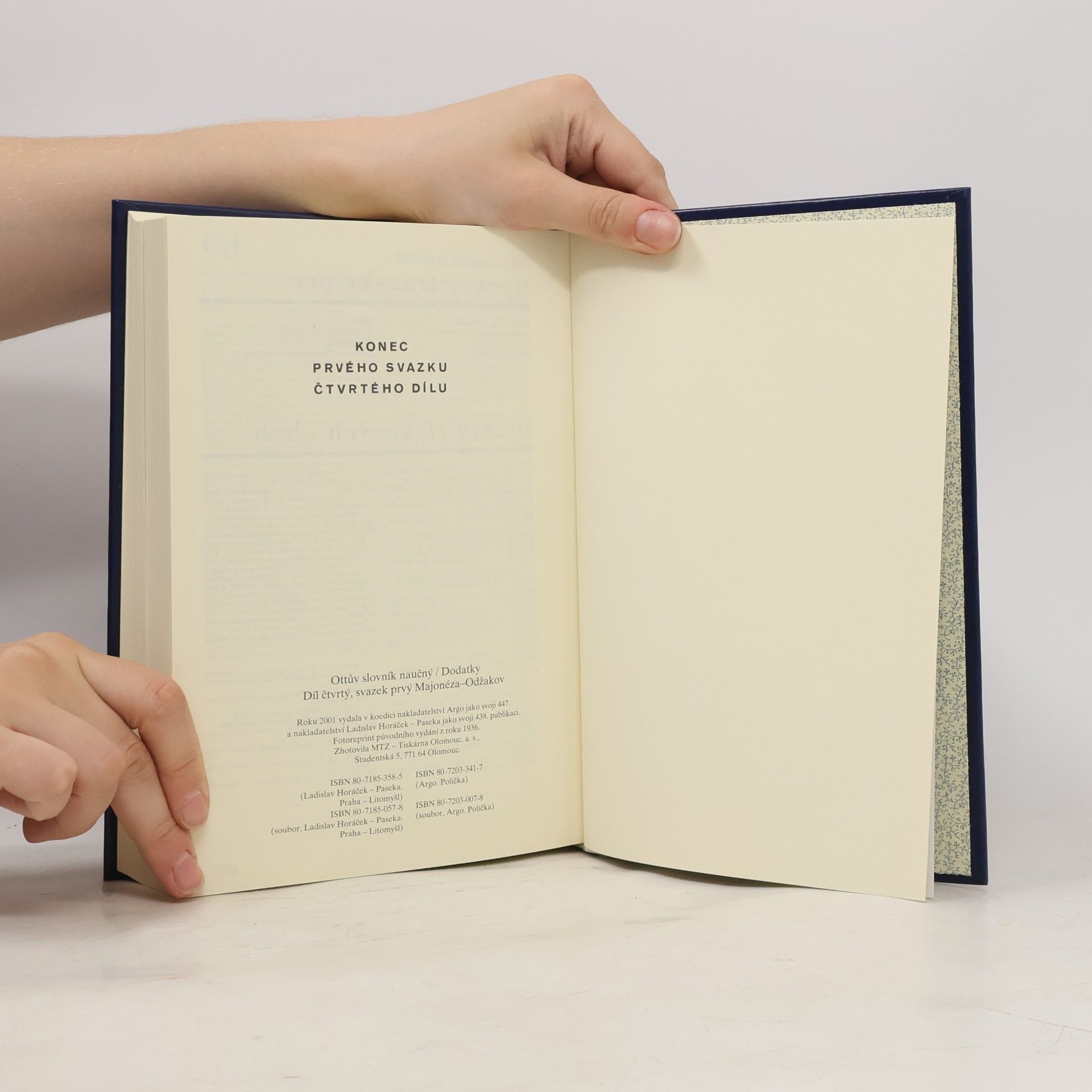 Autorenkollektiv Ottův slovník naučný. Dodatky. Majon-Od IV/1