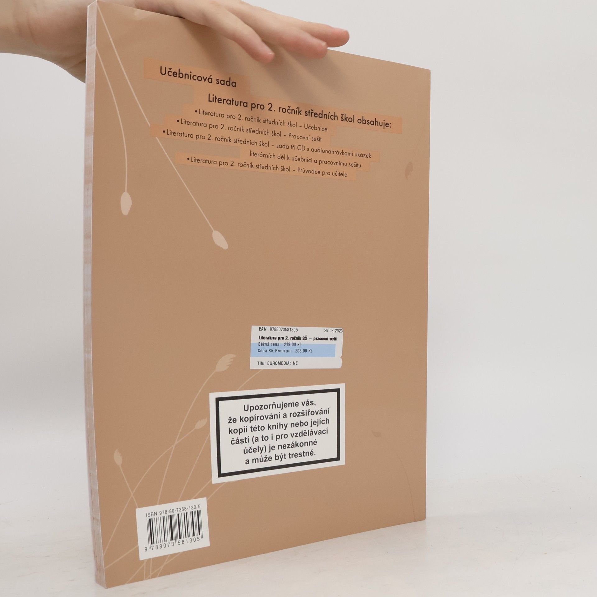 Various authors Literatura pro 2. ročník středních škol. Pracovní sešit