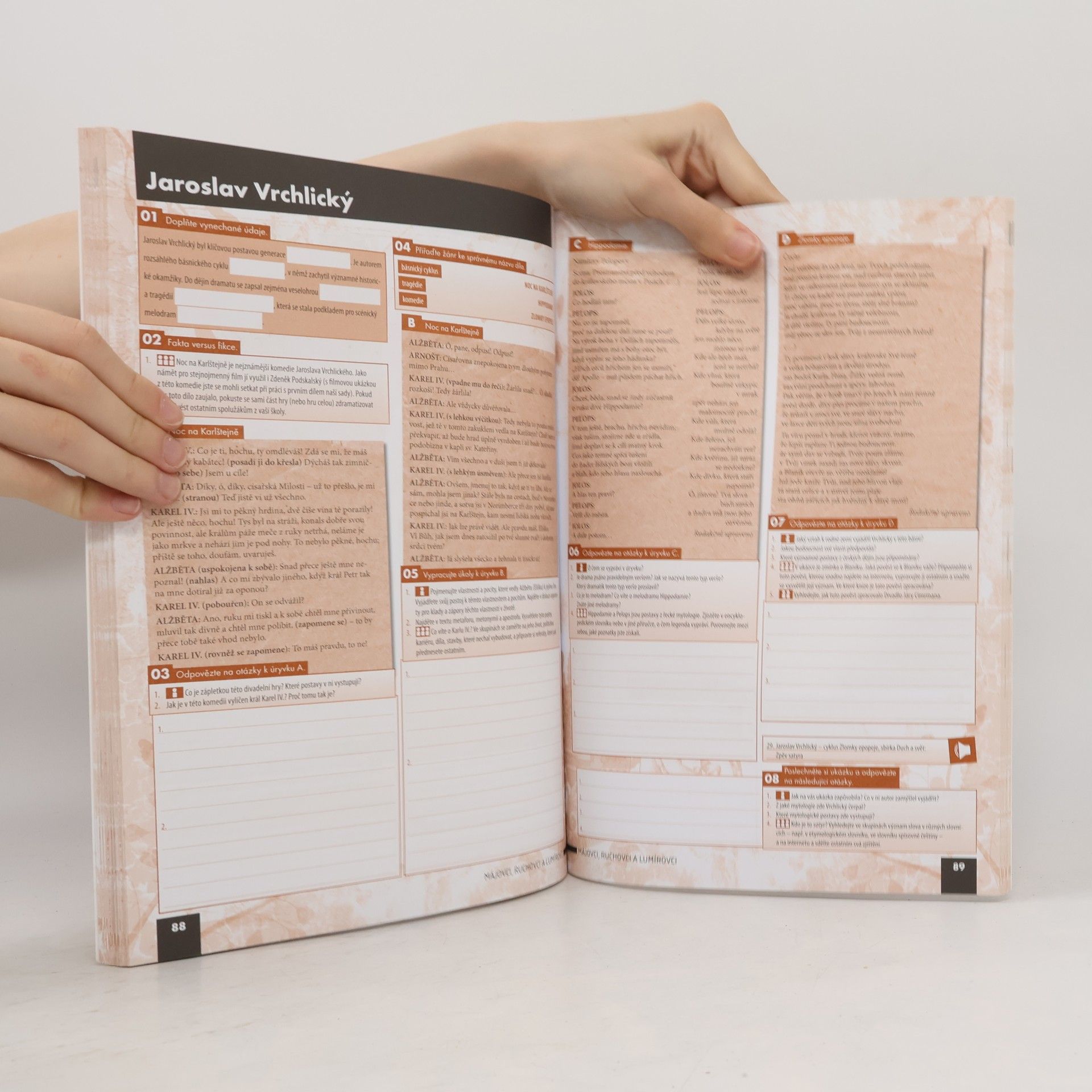 Various authors Literatura pro 2. ročník středních škol. Pracovní sešit