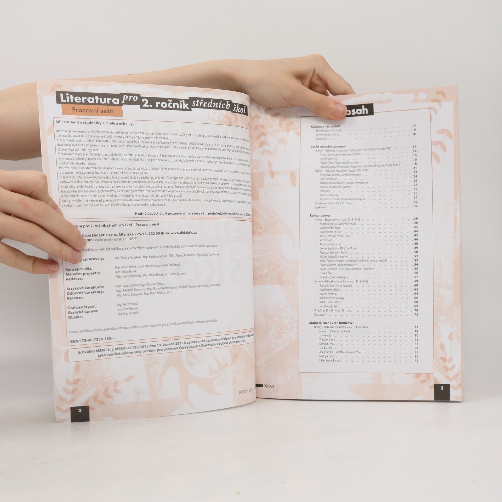 Various authors Literatura pro 2. ročník středních škol. Pracovní sešit