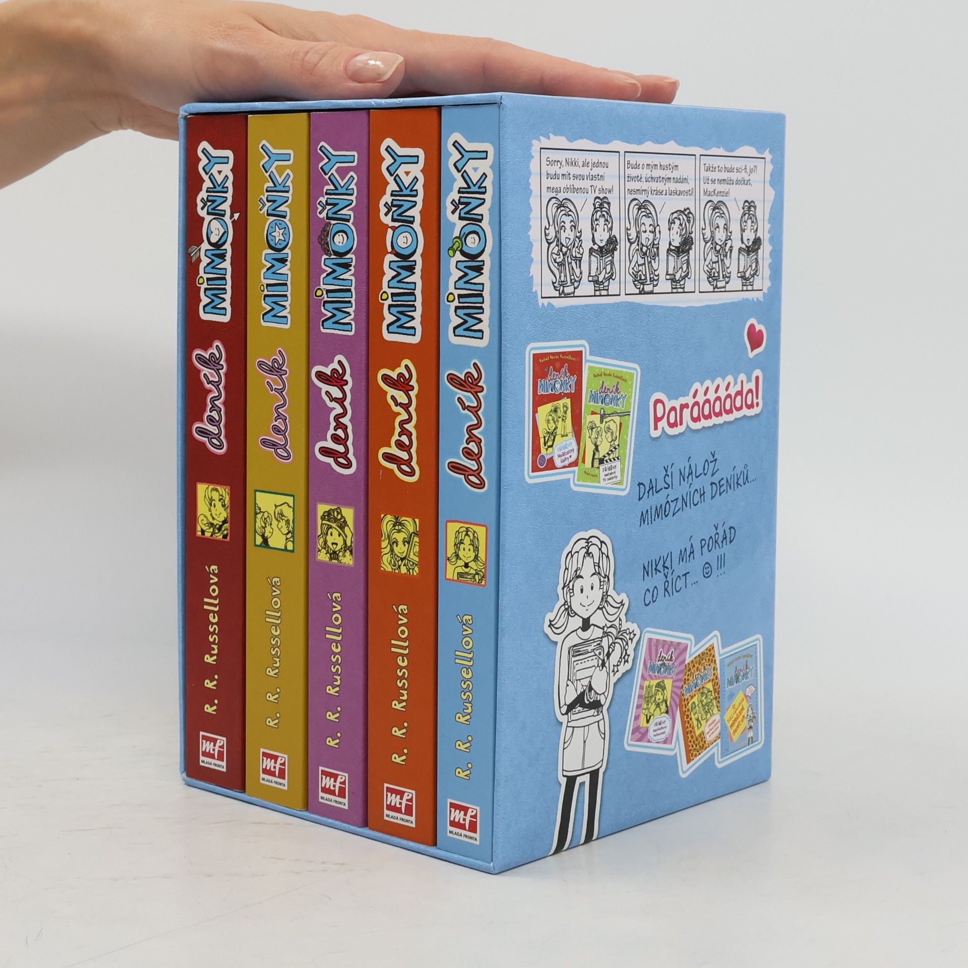 Rachel Renée Russellová Deník Mimoňky 6-9 + deníček (box)