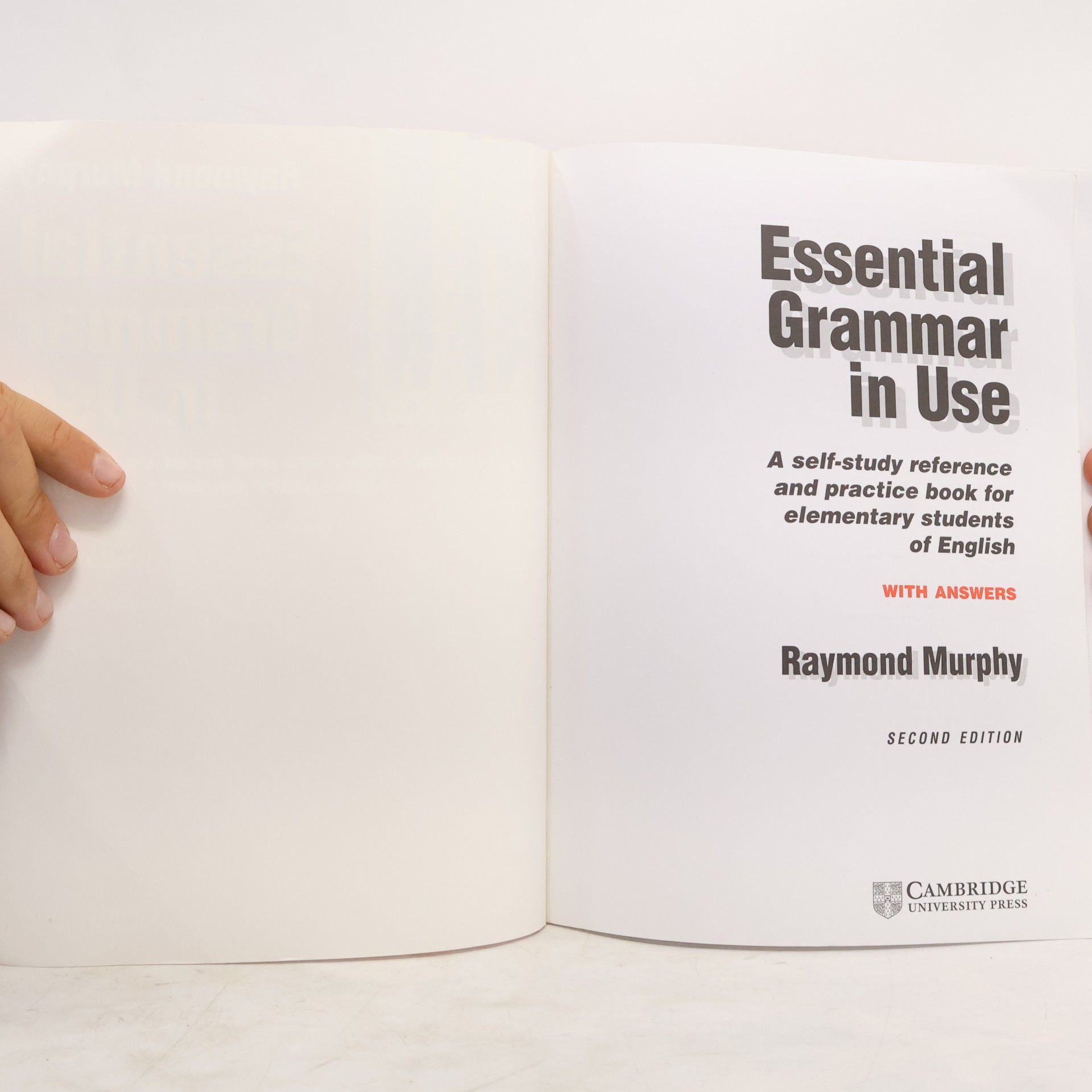 Raymond Murphy Essential Grammar in Use With Answers