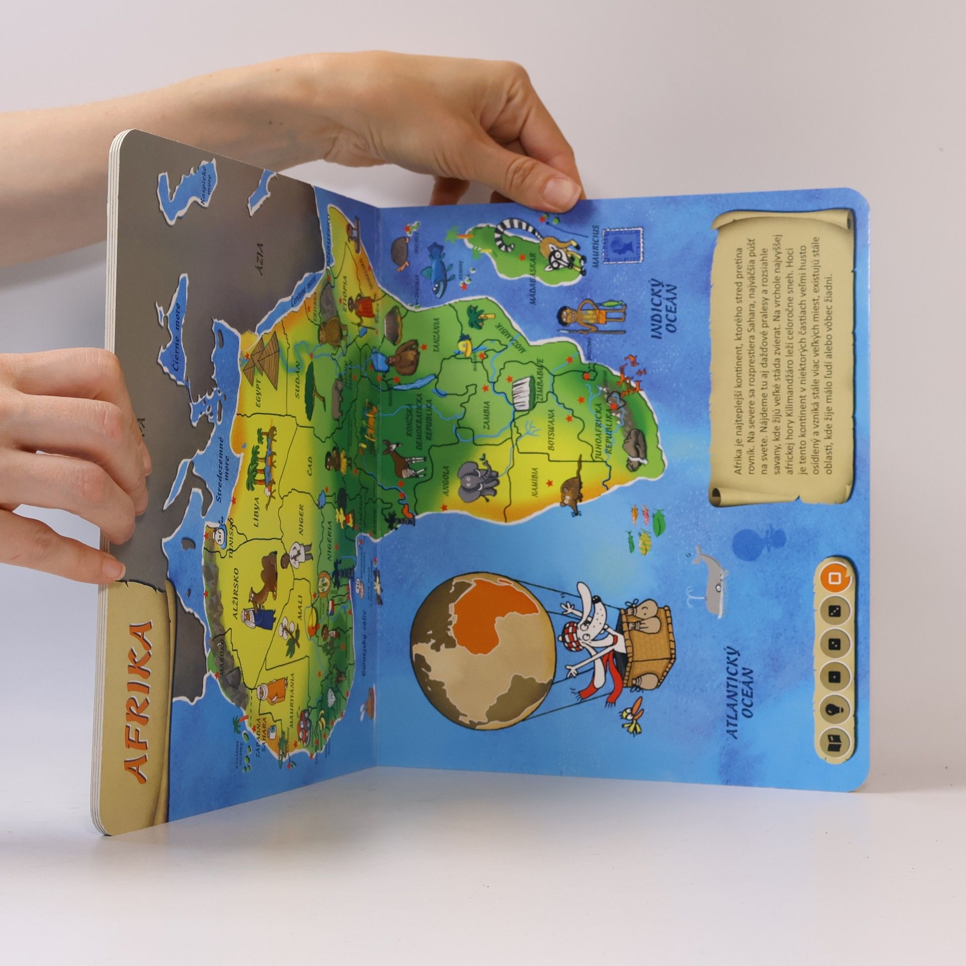 Autores varios Atlas sveta : interaktívna hovoriaca knižka