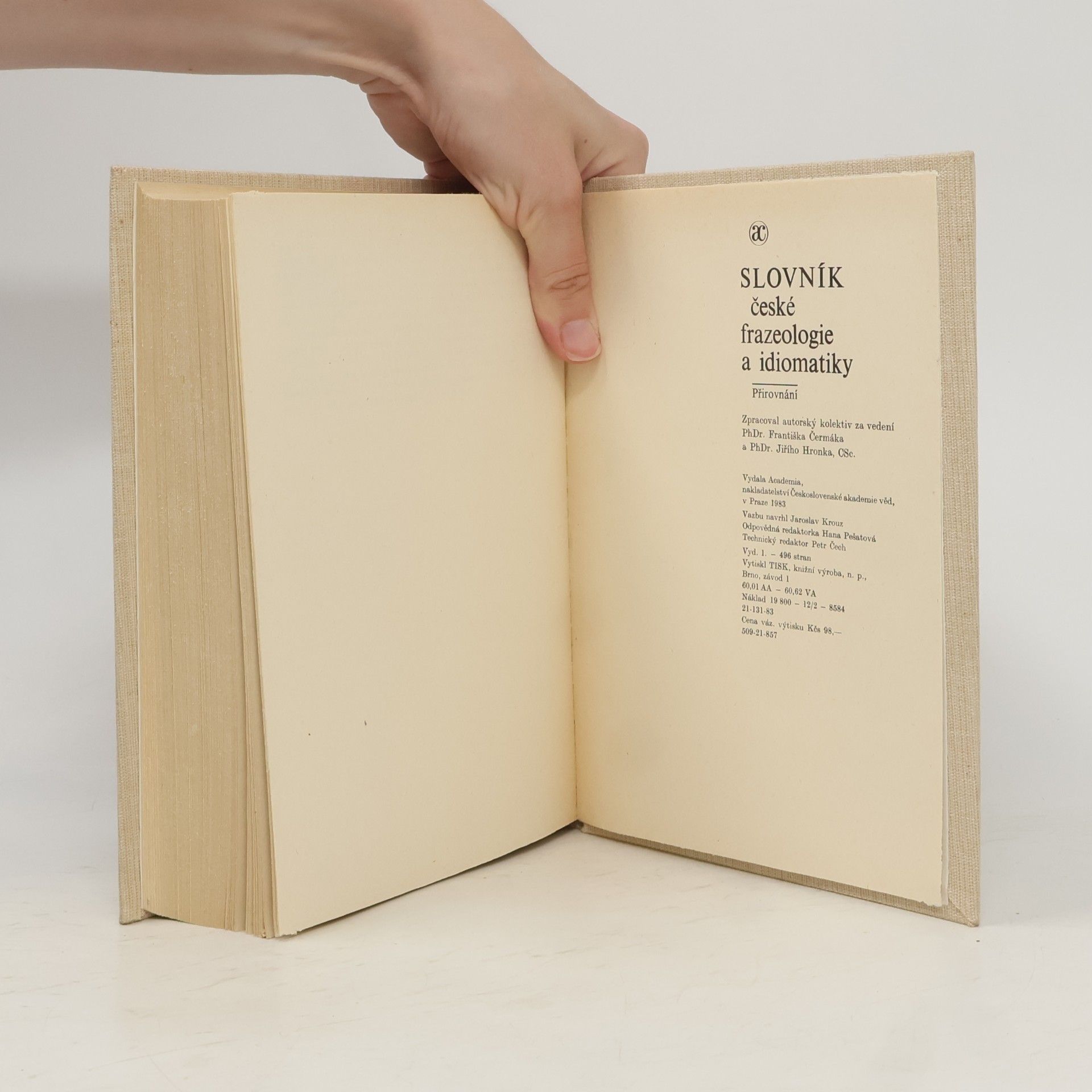 František Čermák Slovník české frazeologie a idiomatiky. Přirovnání