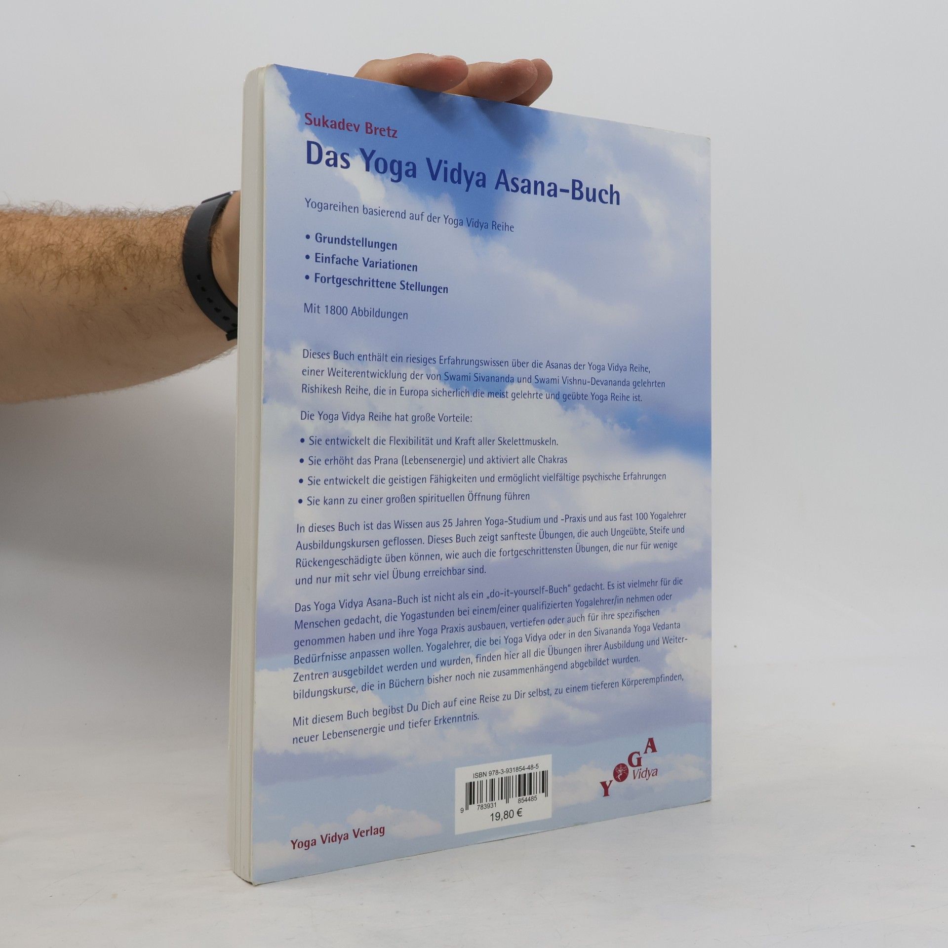 Volker Bretz Das Yoga Vidya Asana Buch. Übungsreihen, Grundeinstellungen, Variationen