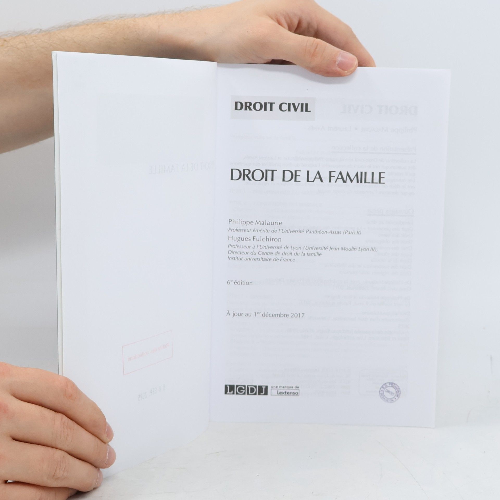 Philippe Malaurie Droit Civil: Droit de la Famille