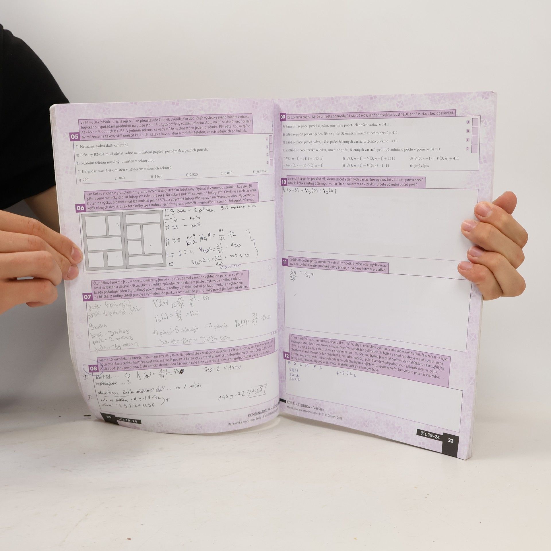 Radek Horenský Matematika pro střední školy. 8. díl, Kombinatorika, pravděpodobnost, statistika. Pracovní sešit