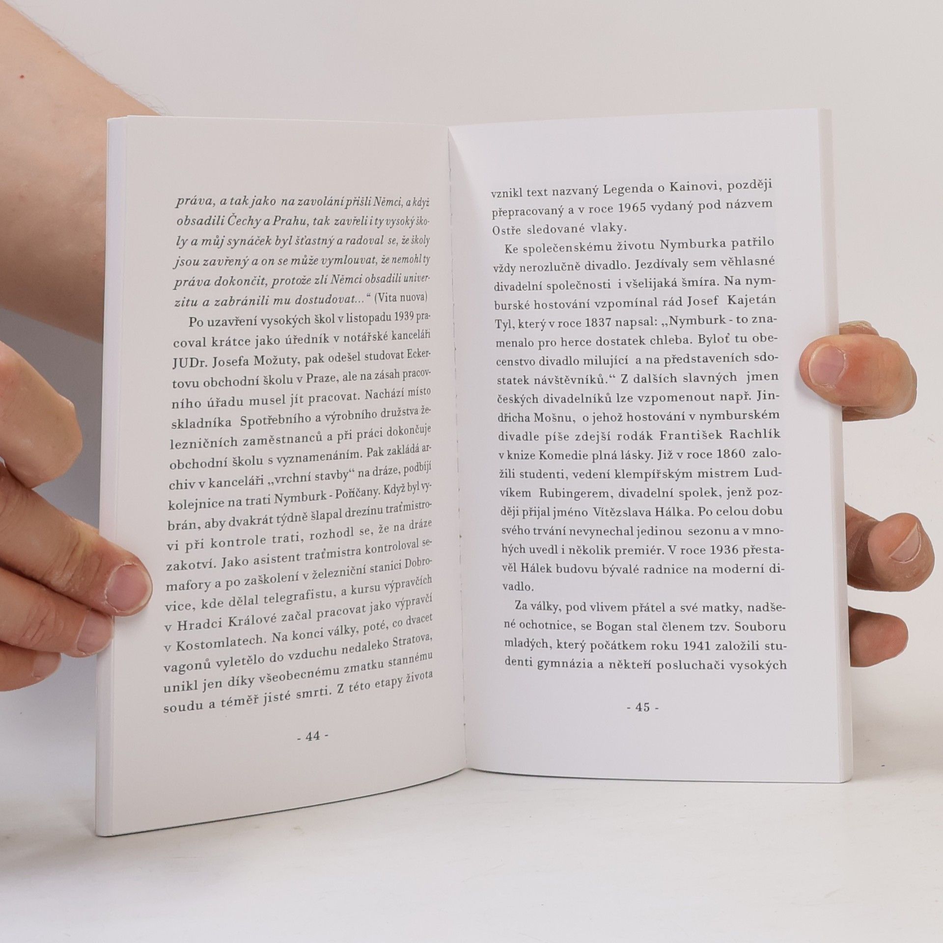 Jan Řehounek Bohumil Hrabal a jeho městečko, kde se (bohužel) nezastavil čas