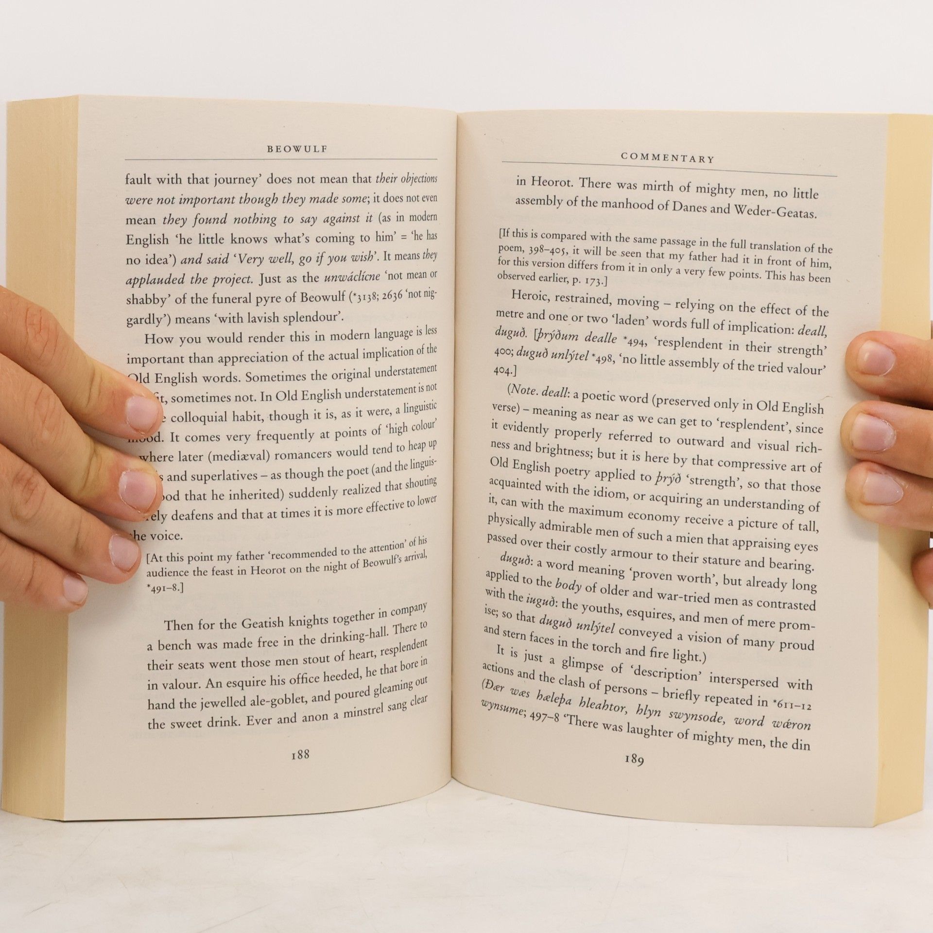 John Ronald Reuel Tolkien Beowulf: A Translation and Commentary Together With Sellic Spell