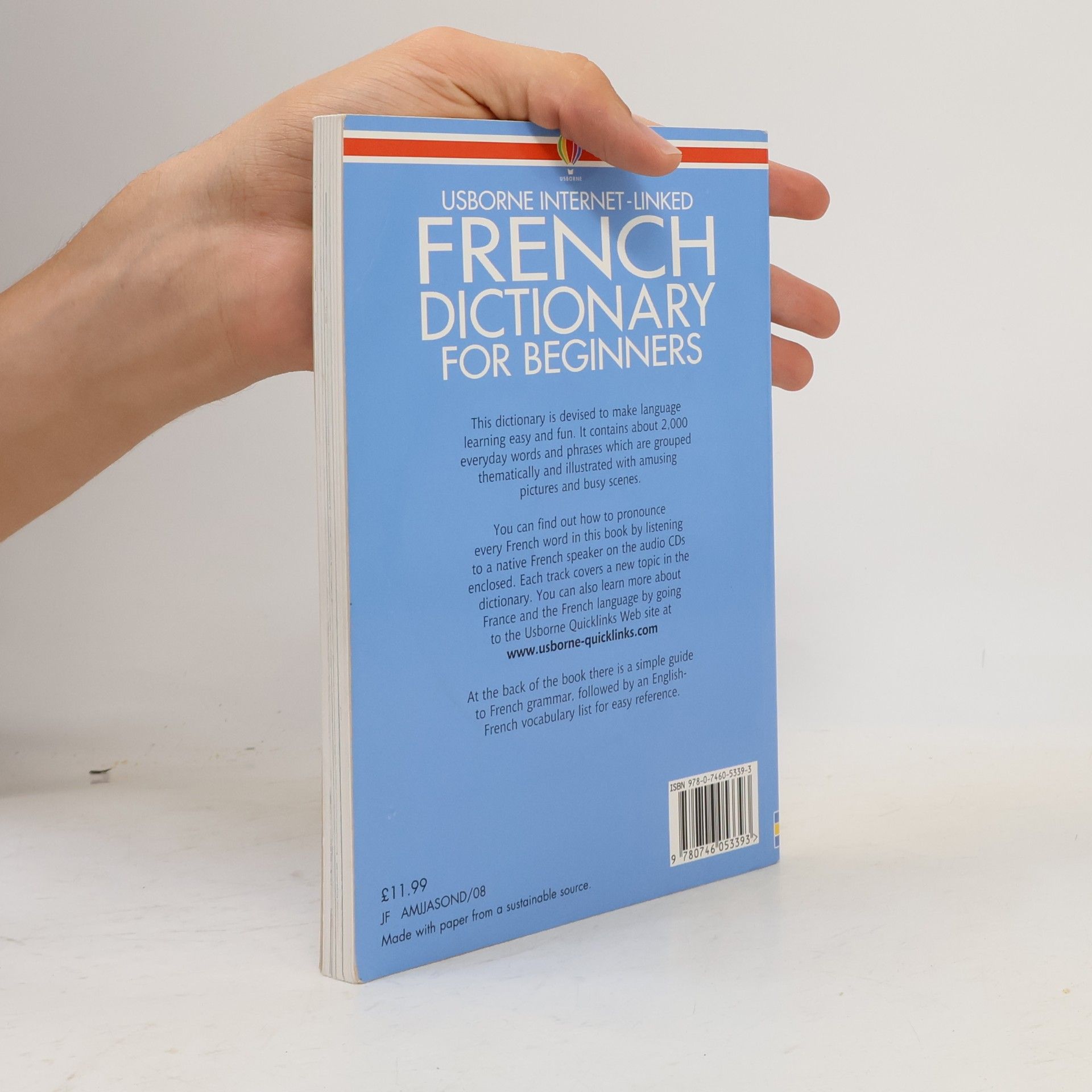 Angela Wilkes Usborne Beginner's Language Dictionaries: Usborne French Dictionary For Beginners