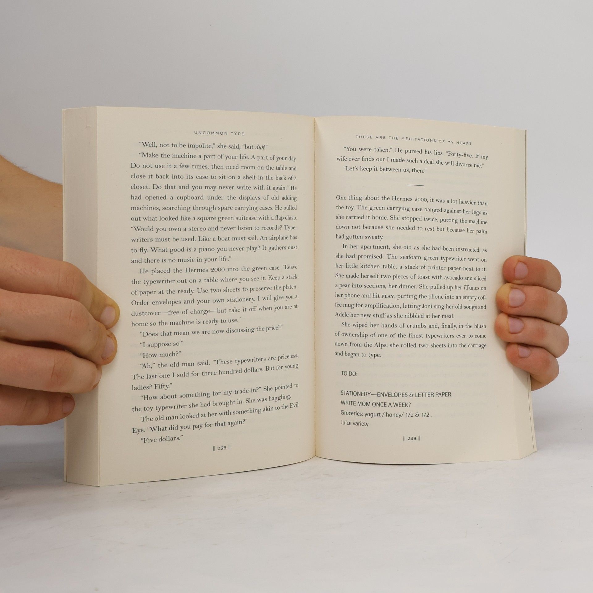 Tom Hanks Uncommon type: Some stories