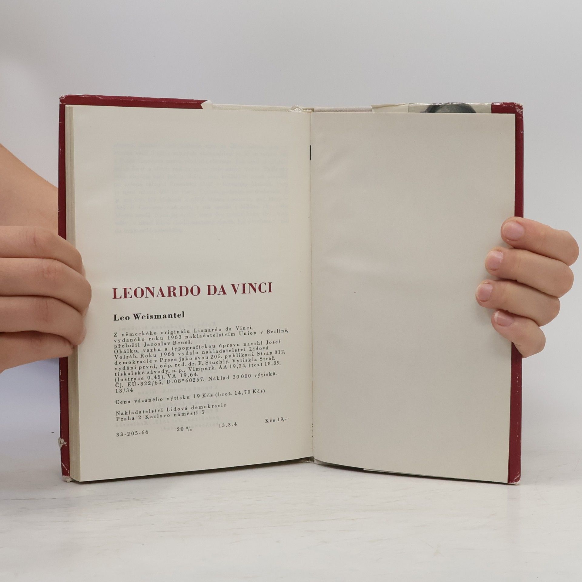 Leo Weismantel Leonardo da Vinci