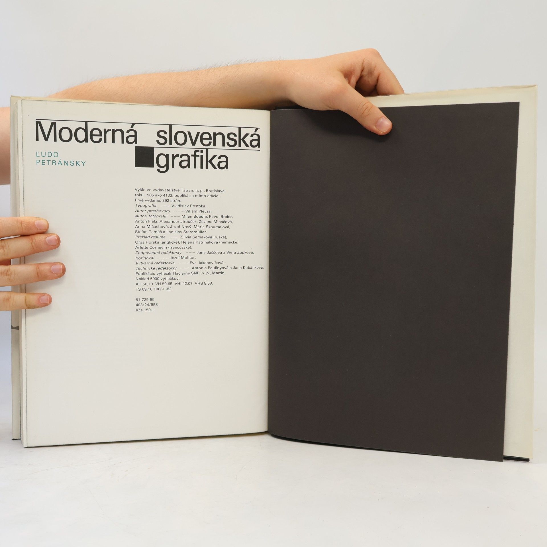 L. Petránsky Moderná slovenská grafika 1918-1983