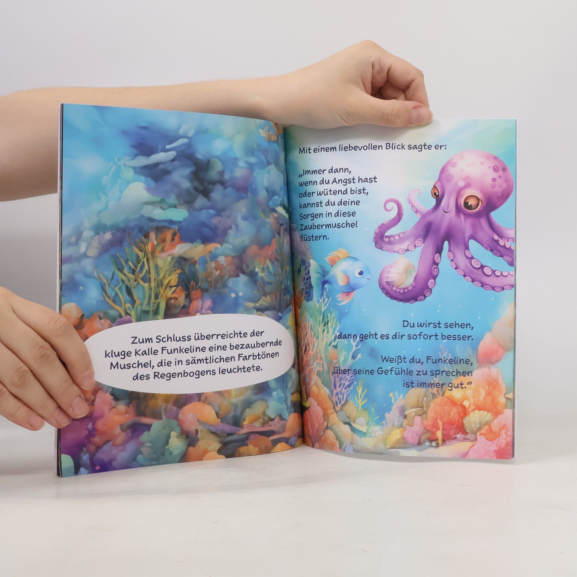 Erich Peter Steiner Wenn die Wutwelle kommt – Kleiner Fisch, große Gefühle: Große Emotionen spüren, annehmen und mit ihnen liebevoll umgehen – Ein stärkendes Kinderbuch mit altersgerechten Übungen