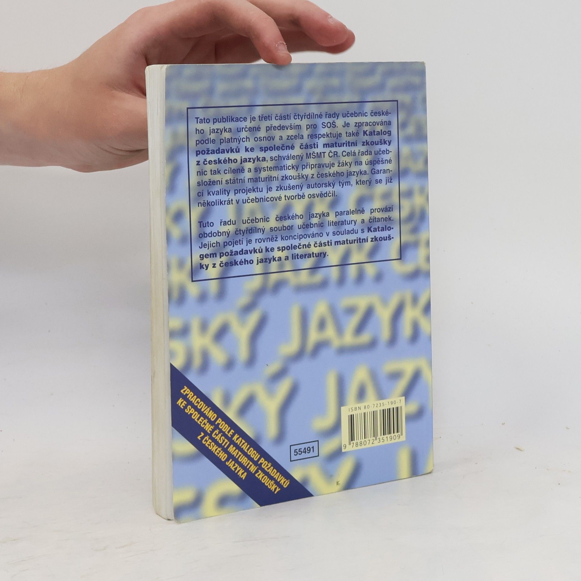 Marie Čechová Český jazyk pro 3. ročník středních odborných škol