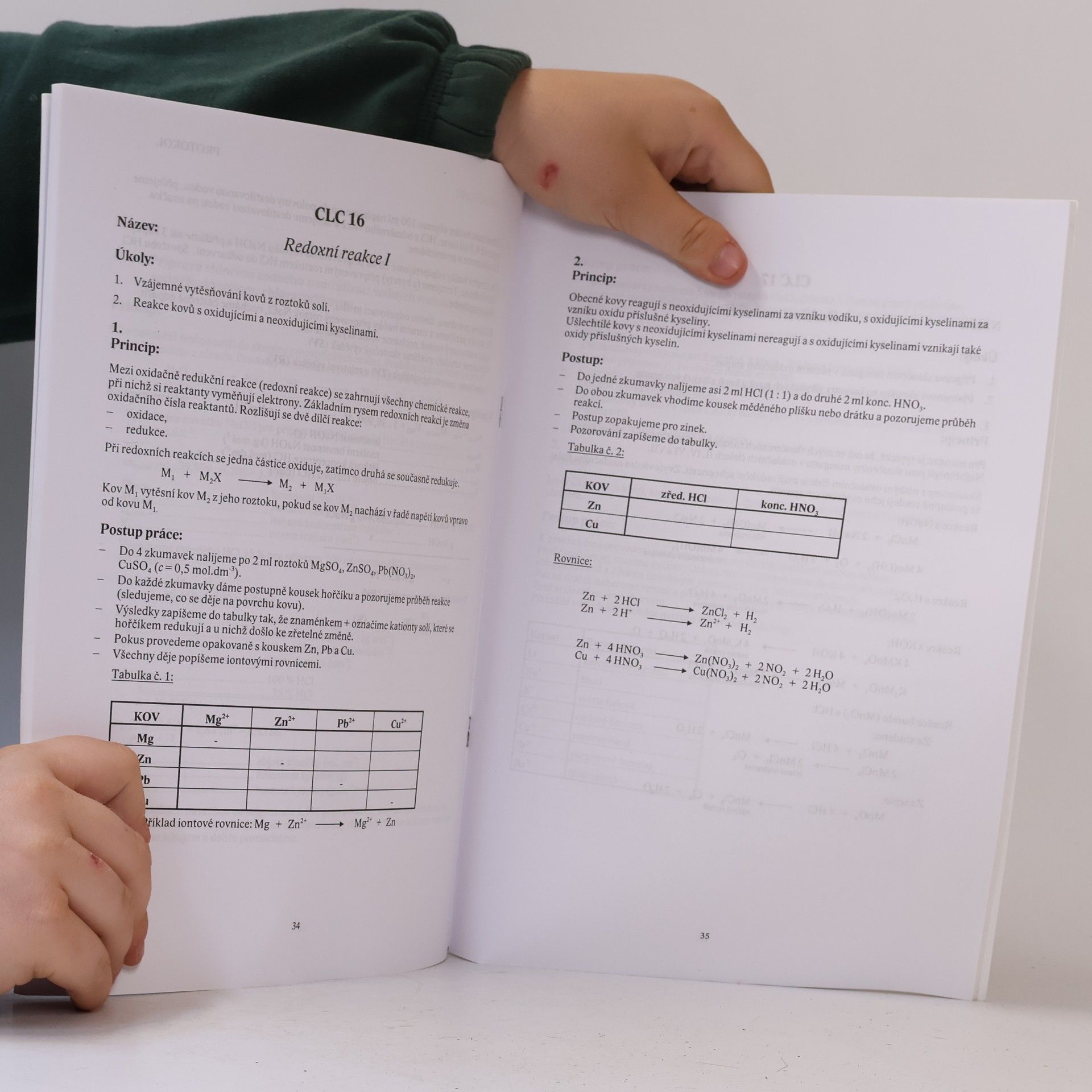 Jitka Kaličinská Chemická laboratorní cvičení I